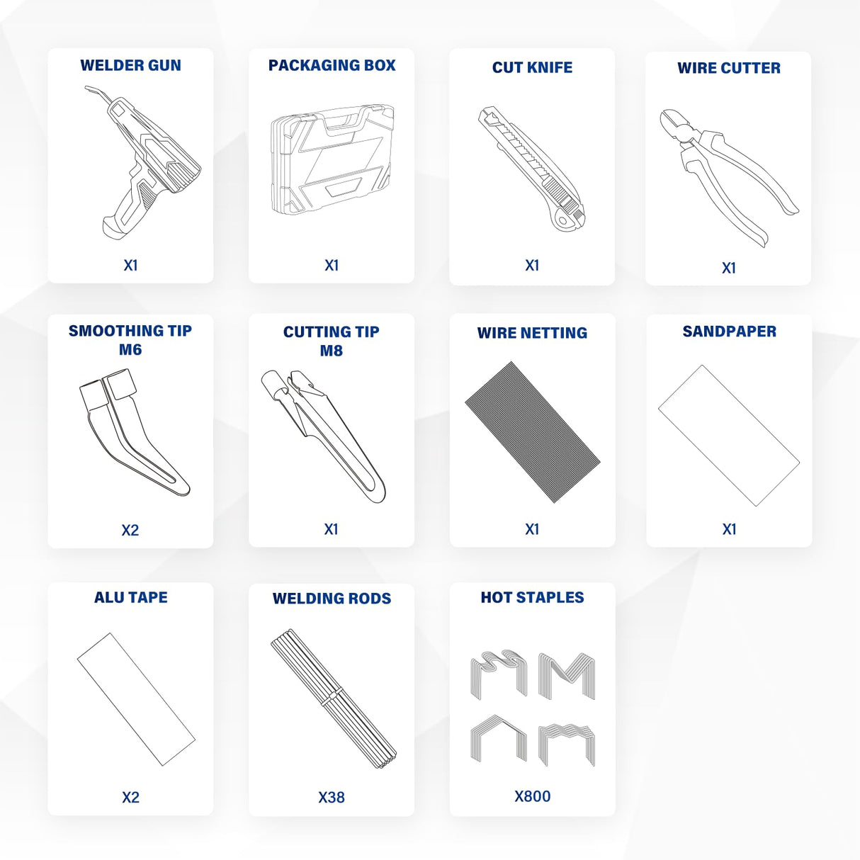 Allturn Upgraded Plastic Welder,Plastic Welding Kit 2 in 1,Hot Stapler Kit,Hot Staples,Plastic Welder Gun,Car Bumper Repair Kit for Most Plastics,Patent Number D970324(Yellow) Allturn