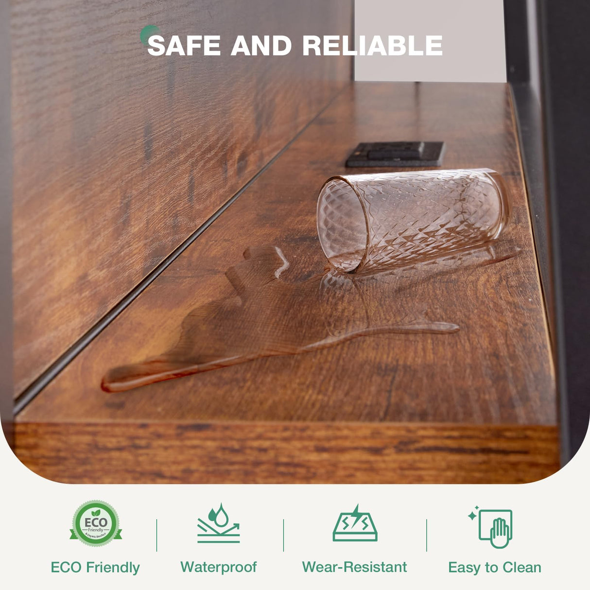 Novilla Full Size Bed Frame, Full Bed Frame Storage Headboard with Charging Station, Platform Metal Bed Frame with RGB Lights, Heavy Duty Steel Slat Support, No Box Spring Needed Novilla