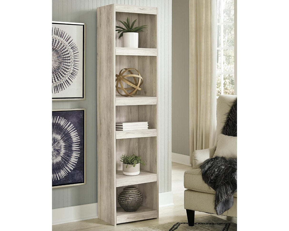 Signature Design by Ashley Bellaby Farmhouse Pier with 3 Adjustable Shelves, Whitewash Signature Design by Ashley