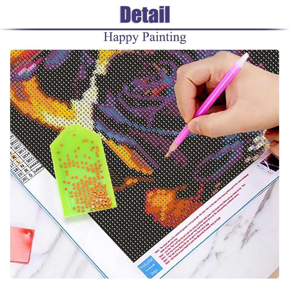 nekpiahu SkullFlower Diamond Art Painting Kits for Adults,Flowers Diamond Painting Kits for Beginners 5D Skull Full Drill Diamond Dots,Fire Gem Art Crafts for Adults Wall Decor 12x16inch nekpiahu