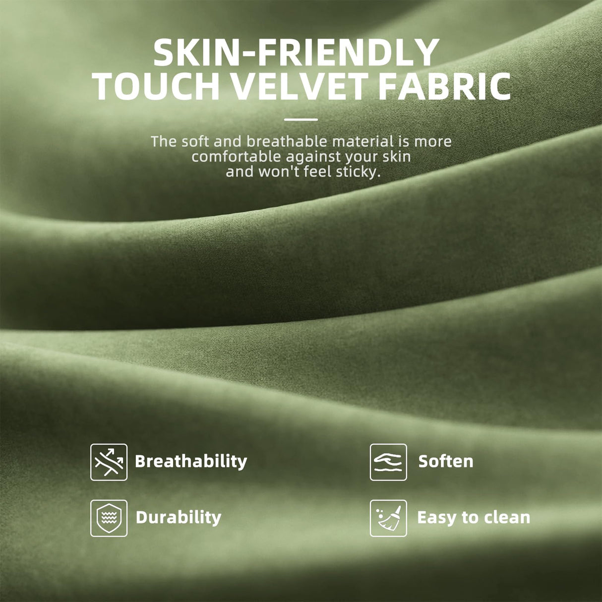 Ferghana Velvet Fabric Ergonomic Gaming Chair with Footrest and Massage, High Back Reclining Computer Gamer Chair for Adult, Racing Style PC Video Game Chair Suitable for Home Office (Green) Ferghana