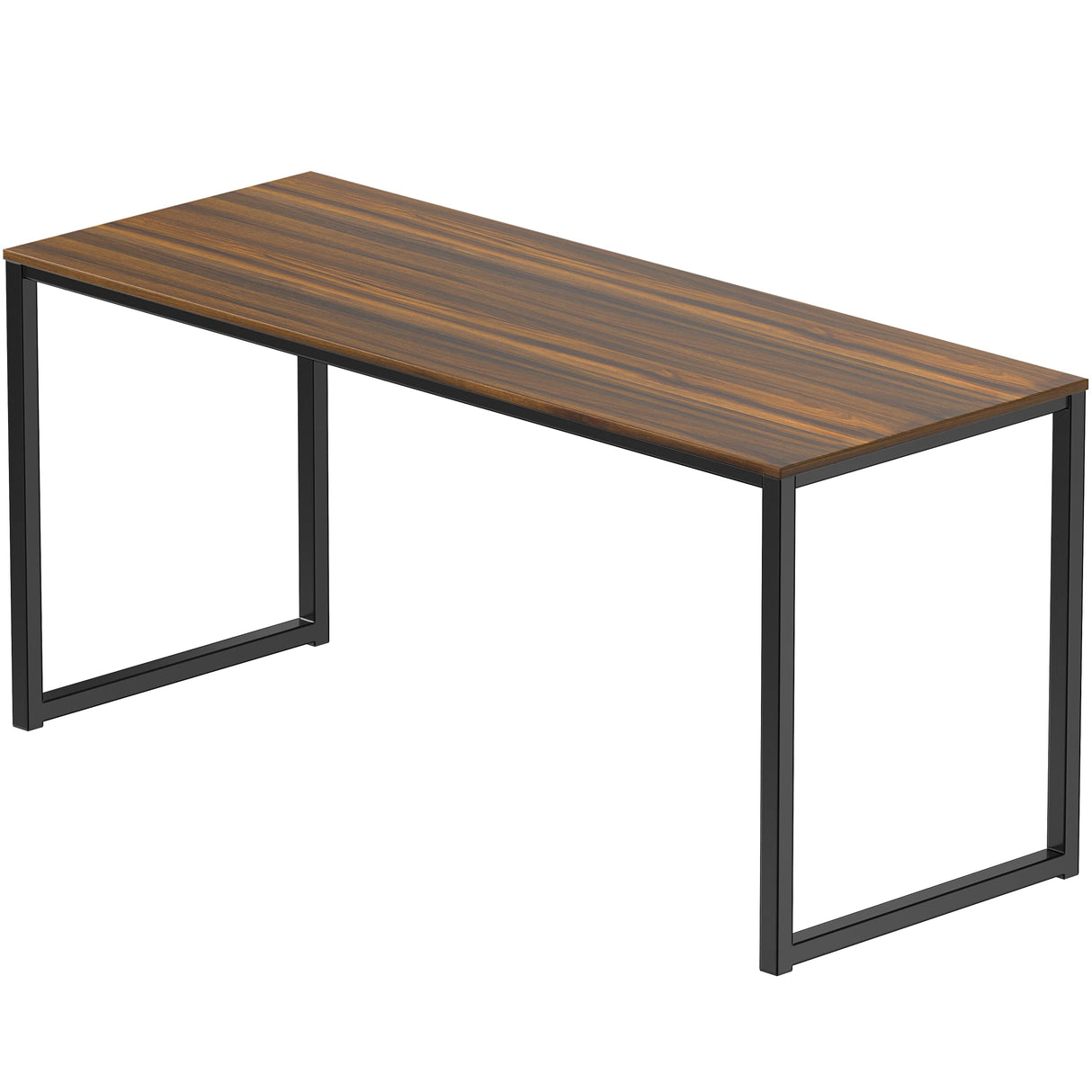 SHW Mission 55-Inch Home Office Computer Desk, Walnut SHW