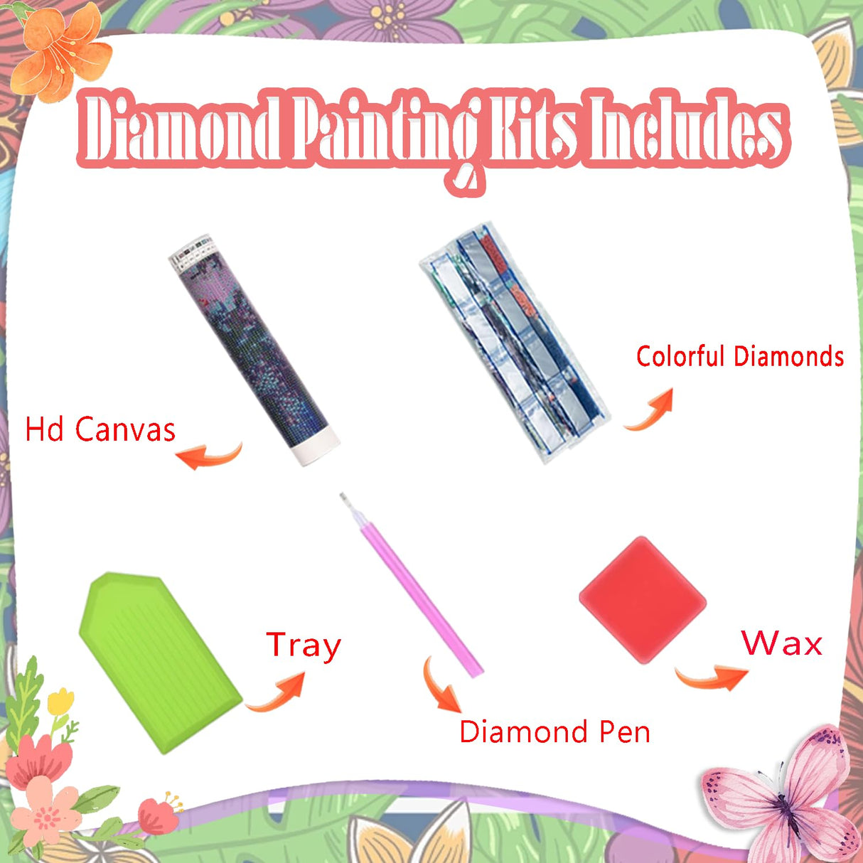 EWJRNSF 6 Pack 5D Diamond Painting Kits for Adults, Landscape Diamond Arts Kits Diamond Art Sets,Gem Painting by Number Kits for Adults Beginners Home Wall Decor 11.8x15.7 Inches EWJRNSF