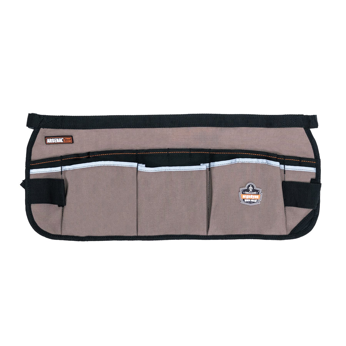 Arsenal 5706 Canvas Waist Tool Apron with 13 Pockets, Gray Ergodyne