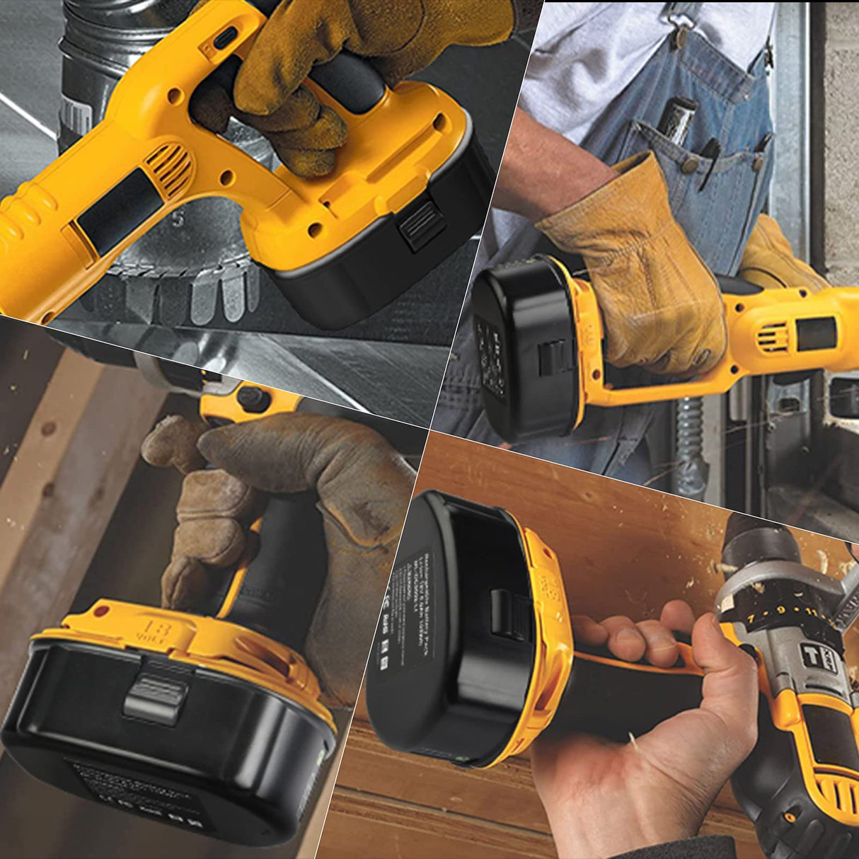 ANTRobut 6500mAh Lithium Battery Replacement for Dewalt 18V XRP Battery DC9096 DC9098 DC9099 DW9096 DW9098 DW9099 ANTRobut