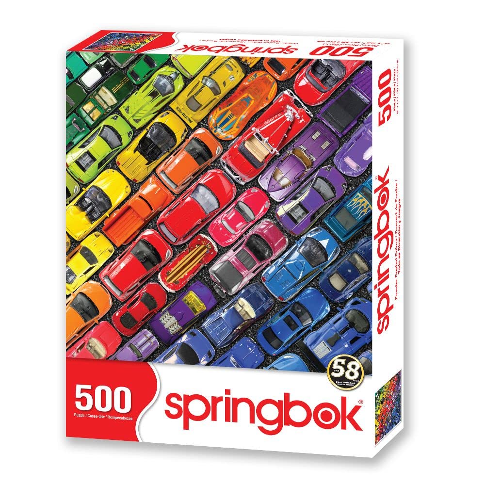 Springbok's 500 Piece Jigsaw Puzzle Powder Coated Colors - Made in USA Springbok