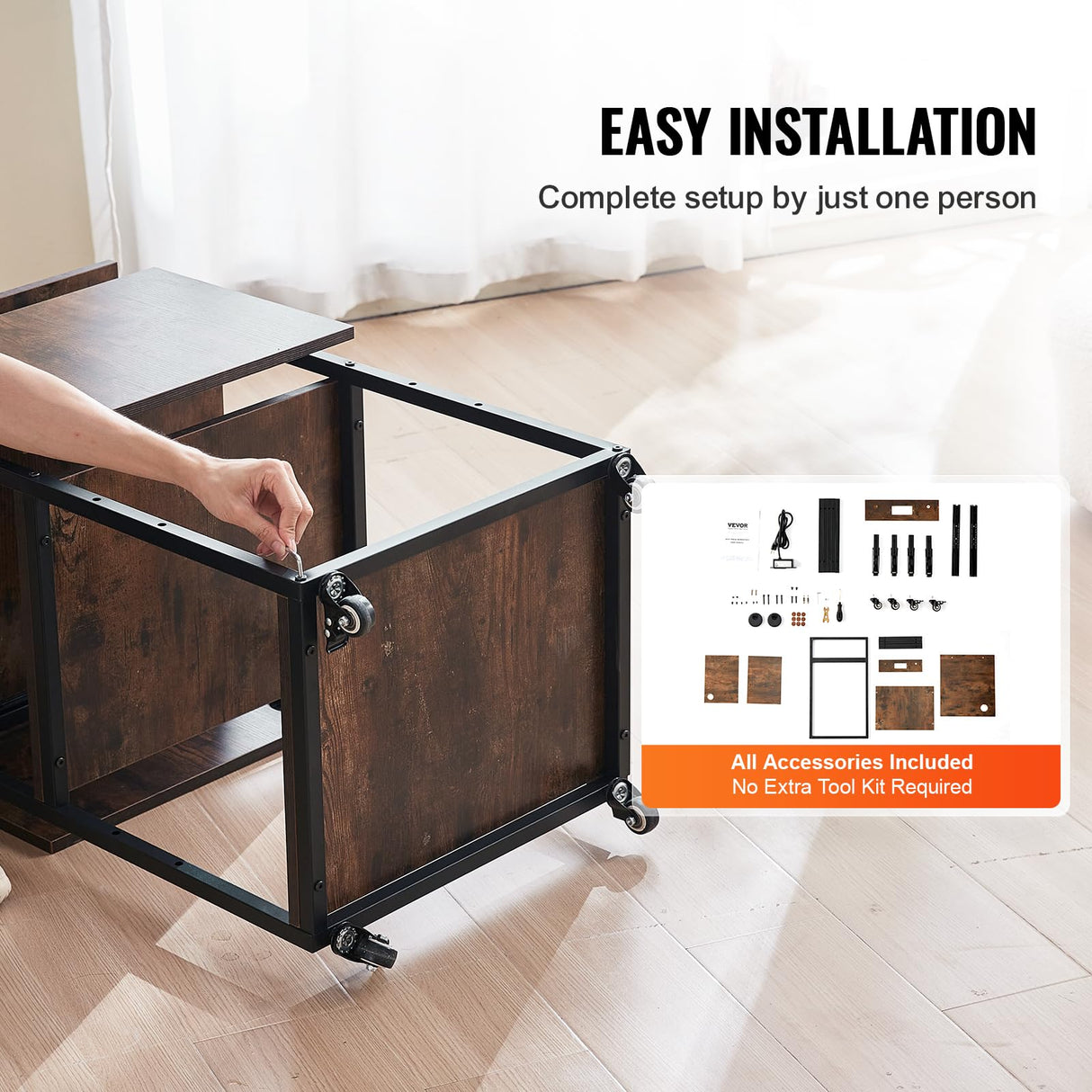 VEVOR Movable Heat Press Table with Charging Station, 4 Tier Foldable Heat Press Stand with Pull-Out Tray for Heat Transfer Sublimation Printer Sublimation Transfer Machine Organization VEVOR