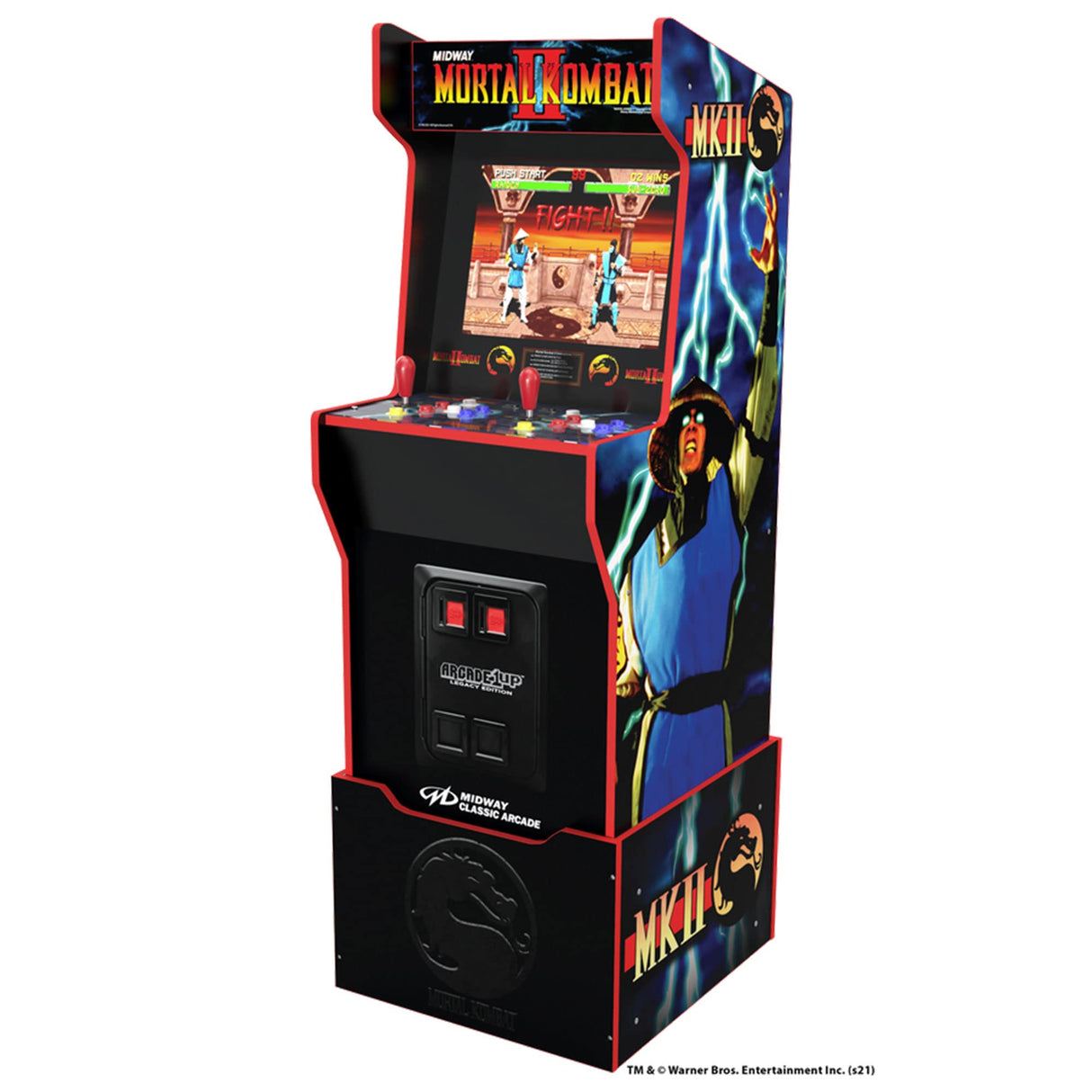 ARCADE1UP Midway Legacy 4 Foot Arcade Machine, Mulitcolor ARCADE1UP