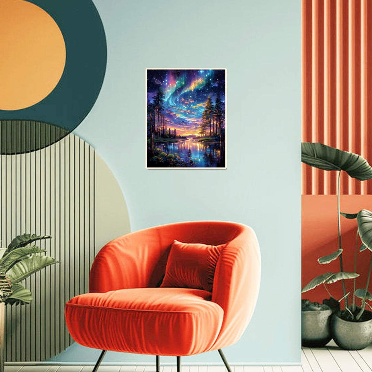 obterie Starry Night Paint by Numbers Kit for Adults Beginner Tree Oil Painting Kit Adult Paint by Number Kits on Canvas DIY Painting for Beginners Art by Numbers for Gifts Home Wall Decor 16x20 Inch obterie