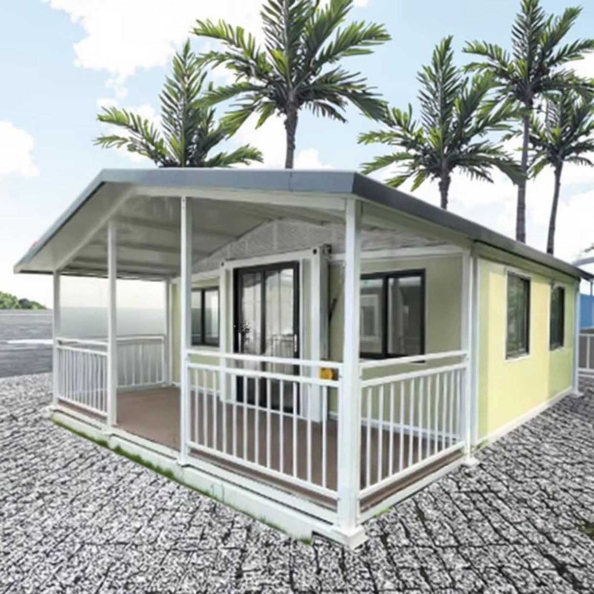 Tiny Houses to Live in for Adults 20ft 30ft 40ft Container Homes Prefabricated Double-Wing Expandable Foldable Container Quick-Moving House for Sale Generic