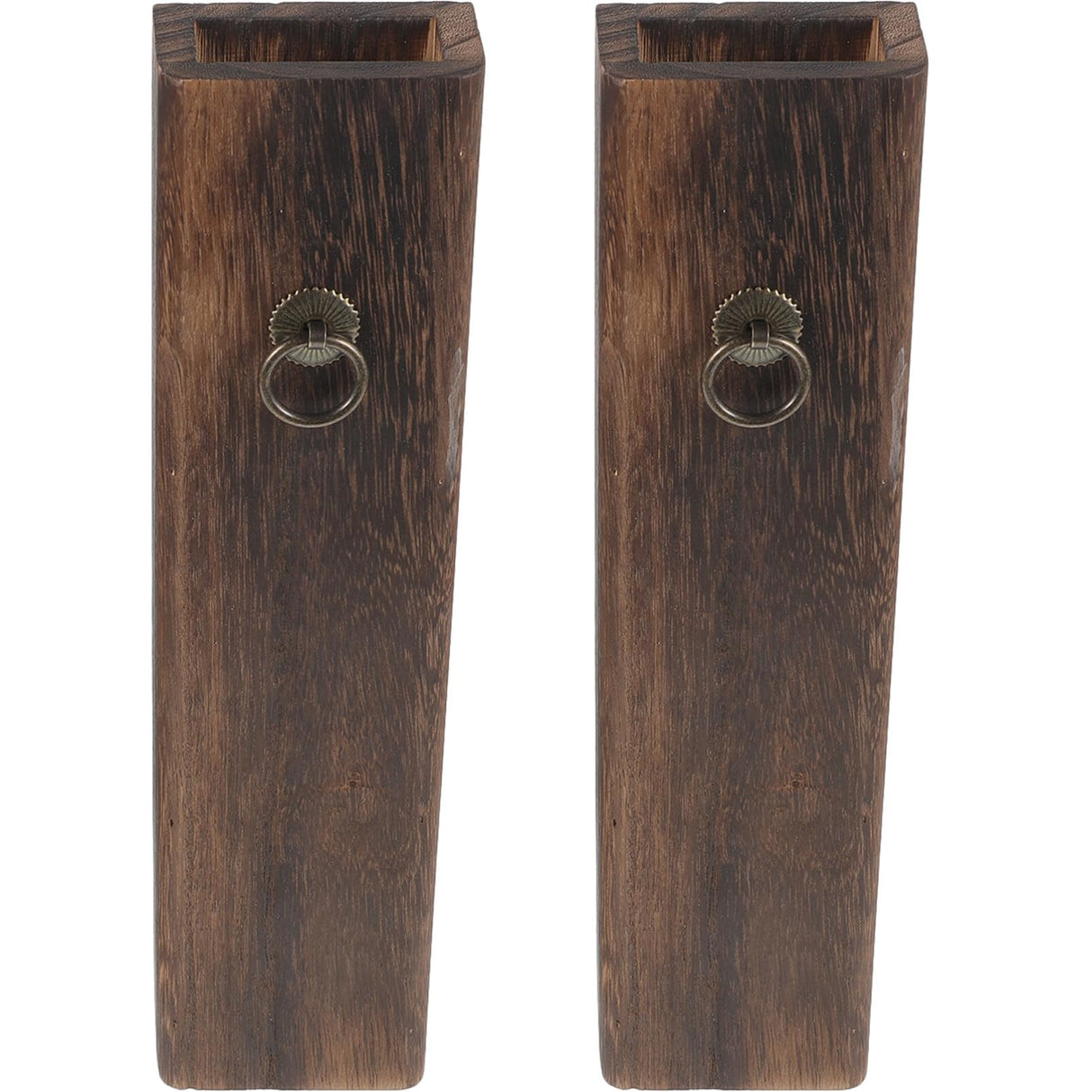 Wood Wall Pocket Vase Wood Wall Planter Hanging Wall Vase Pocket Flowers Holder for Farmhouse Home Living Room Bedroom Wall Decor Wooden Wall OSALADI