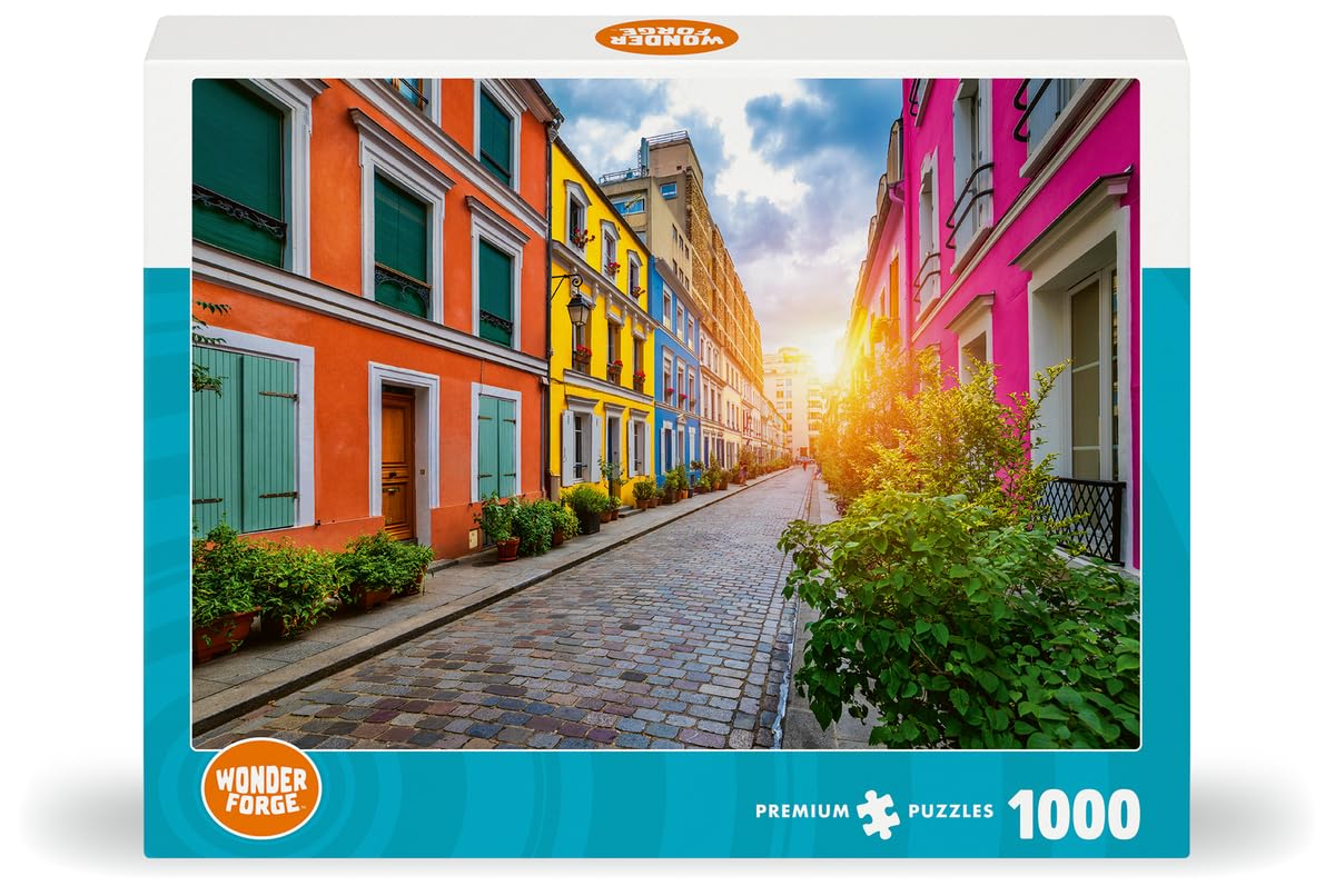 Wonder Forge Rue Cremieux Paris 1000 Piece Jigsaw Puzzle for Adults | Unique, Perfectly-Fitting Pieces | Fun, Vibrant Imagery | Amazon Exclusive Wonder Forge