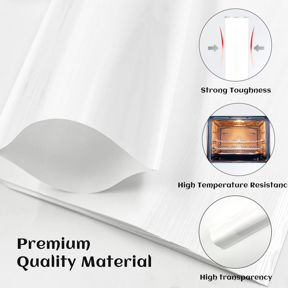 Daily Treasures 50pcs Sublimation Shrink Wrap Sleeve Set (with 10pcs Cute Straw Cover Caps),5×10"Heat Shrink Wrap,White Bag Heat Shrink Film,Sublimation Wraps For 20oz Tumblers Mugs Cups Jars Cosmetic Daily Treasures