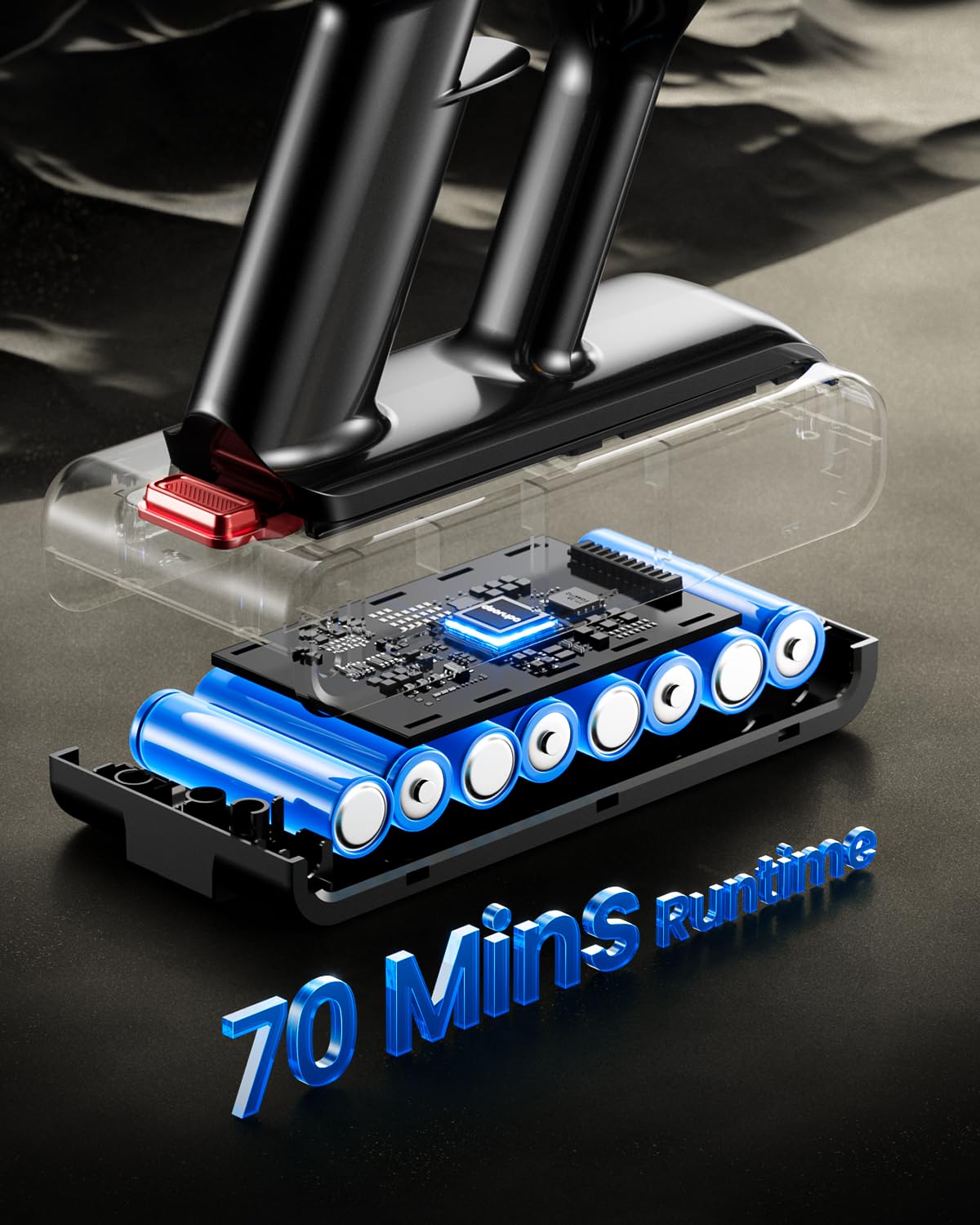 Cordless Vacuum Cleaner, 550W 45KPA 70Mins Vacuum Cleaners for Home, Stick Vacuum with Charging Dock Station, Anti-tangle Wireless Vacuum, Rechargeable Cordless Vacuum for Pet Hair/Carpet/Hard Floor dsorupa