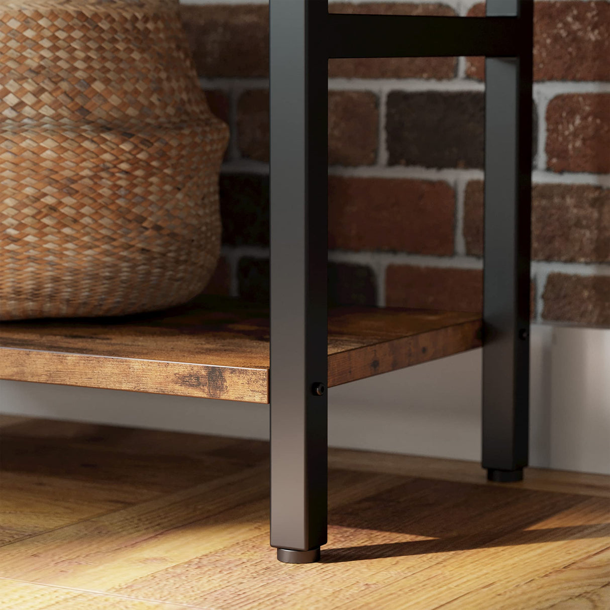 IRONCK Bookcases and Bookshelves Triple Wide 5 Tiers Industrial Bookshelf, Large Etagere Bookshelf Open Display Shelves with Metal Frame for Living Room Bedroom Home Office IRONCK