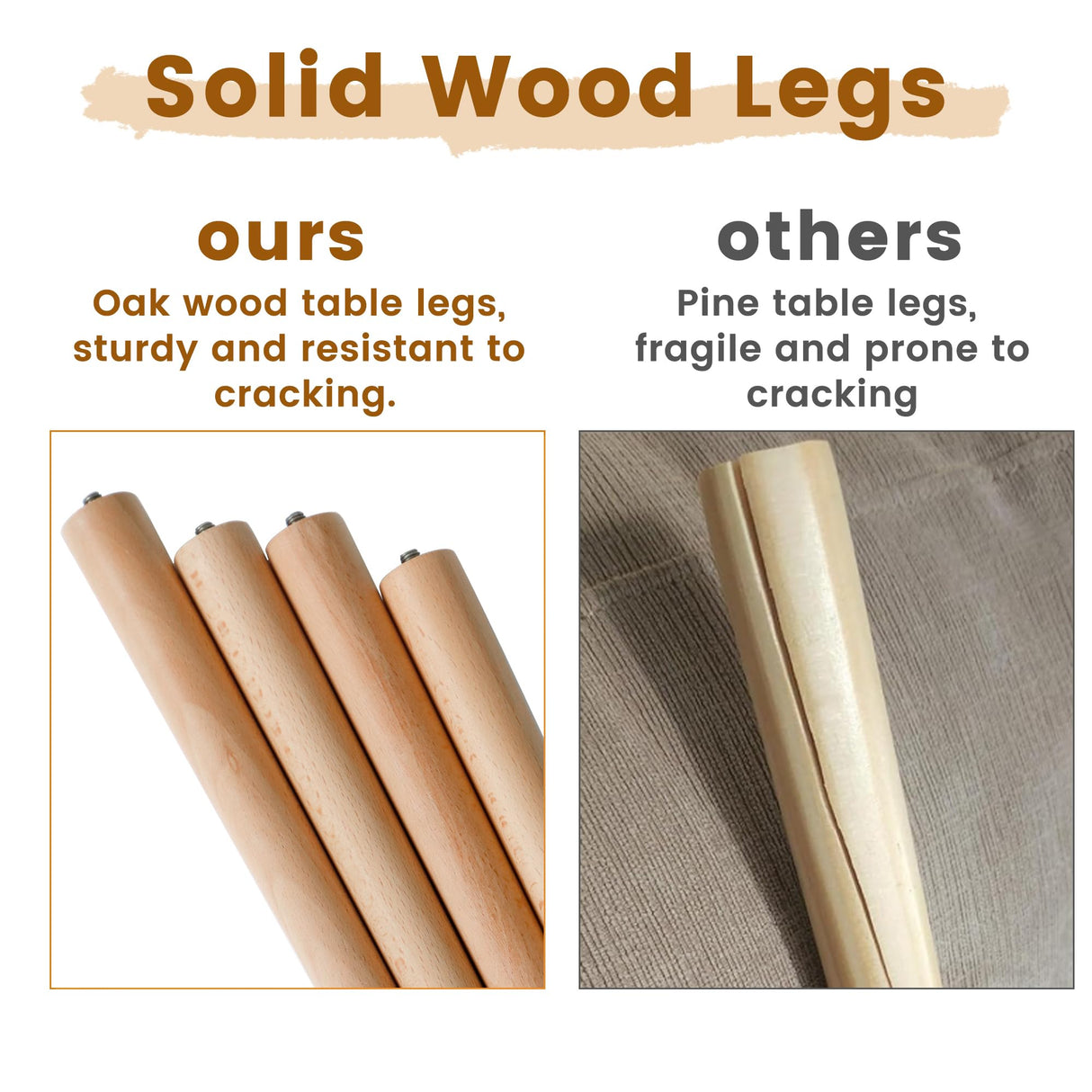 2 Tier End Table Low Table with Solid Wood Legs, Small Coffee Table Side Table, Boho Bedside Table with Storage Shelf, Nightstand for Small Spaces, Bedroom, Living Room, Entryway, Farmhouse, Natural