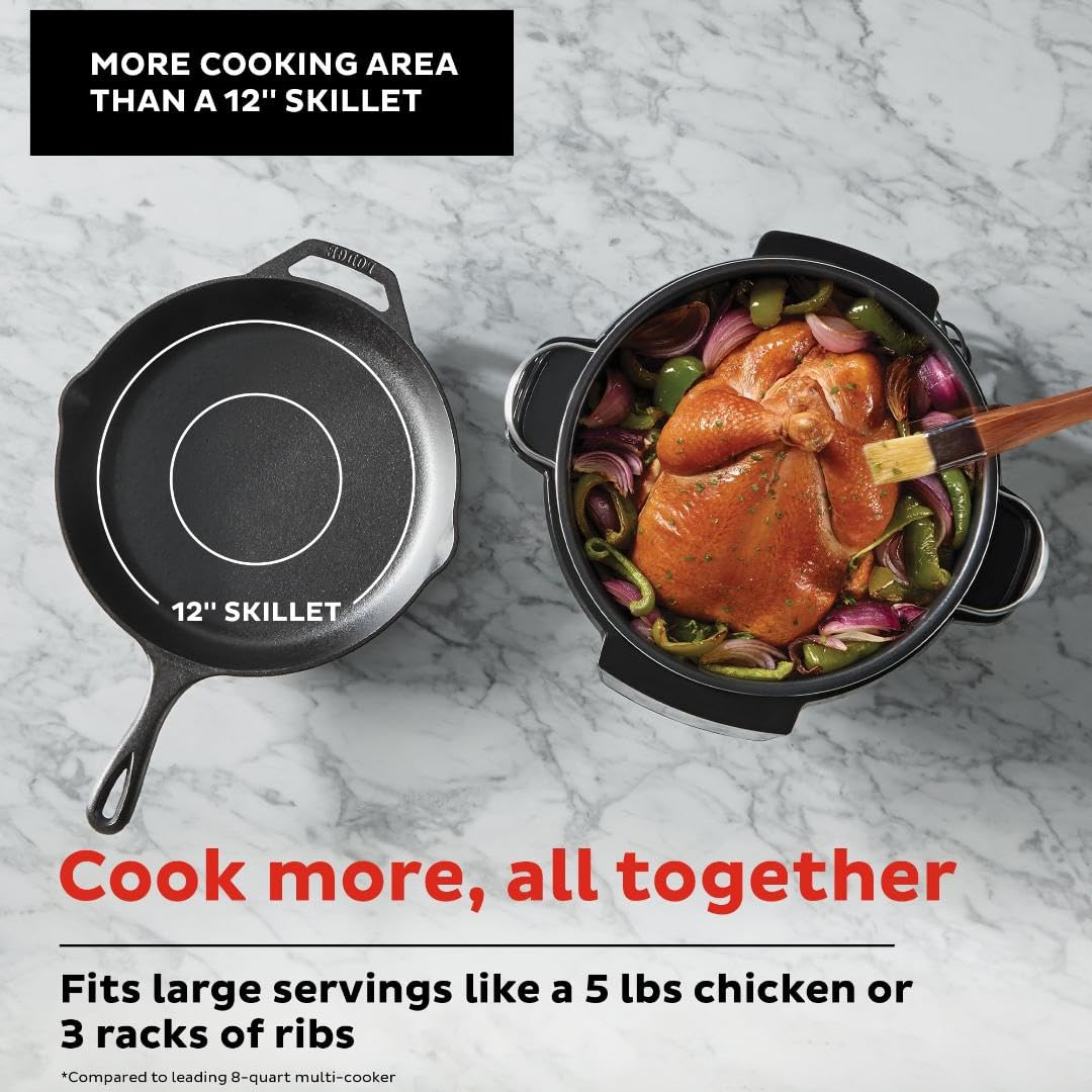 Instant Pot Superior Cooker 7.5QT Slow Cooker and Multicooker, 4-in-1 Functions, Sears/Sauté, Slow Cooks/Roast, Steams and Warms, From The Makers of Instant Pot Instant Pot