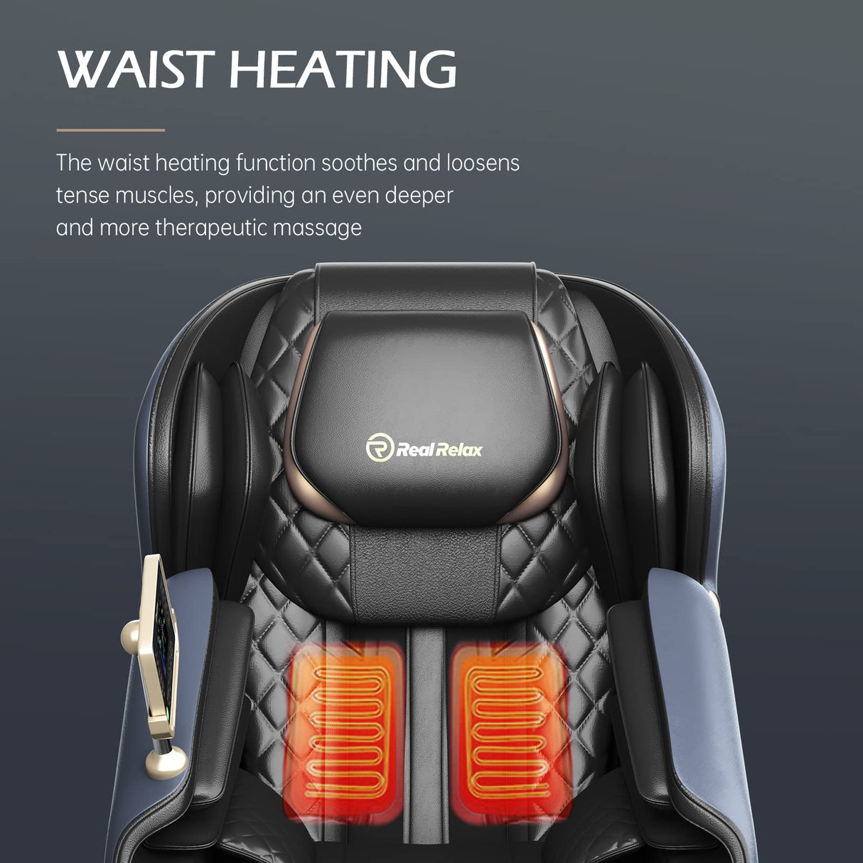 Real Relax Massage Chair, Full Body Zero Gravity Massage Chair with Dual-core S Track LCD Remote Bluetooth Heating, Favor-04 ADV Real Relax