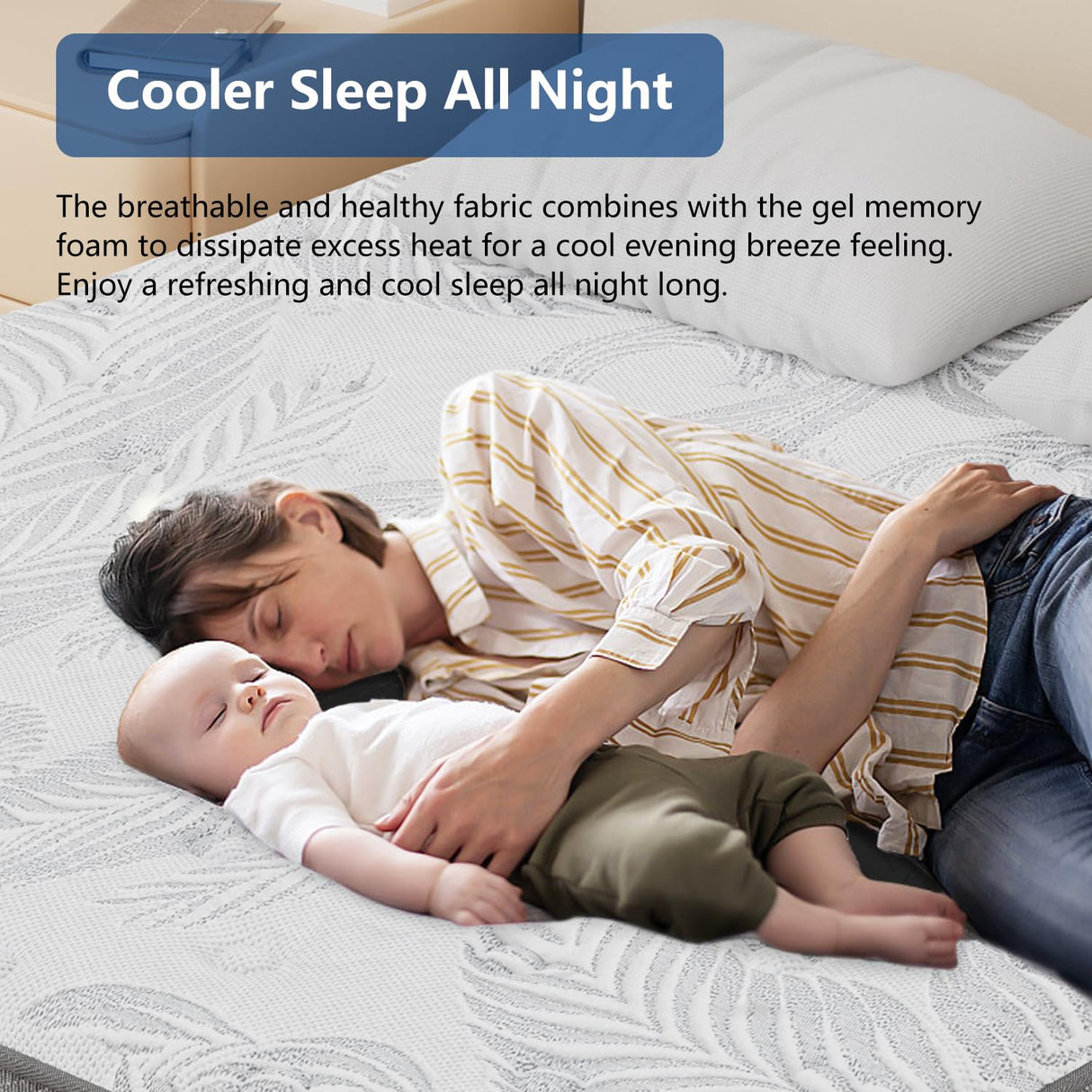 6V-Sermmoo Full Mattress, 14 Inch Hybrid Full Size Mattress in a Box, Pocket Spring and Memory Foam for Pressure Relief, Motion Isolation, Edge Support, Medium Firm, CertiPUR-US 6V-Sermmoo