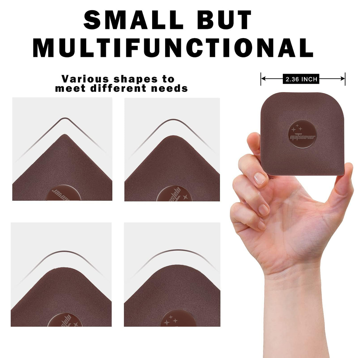 Pan Scraper, 5 Pcs Pot Scraper Plastic, Pot Scraper Non Scratch for Cast Iron, Pot and Pan Cleaning, Sturdy Scraper Kitchen Tool Matscover