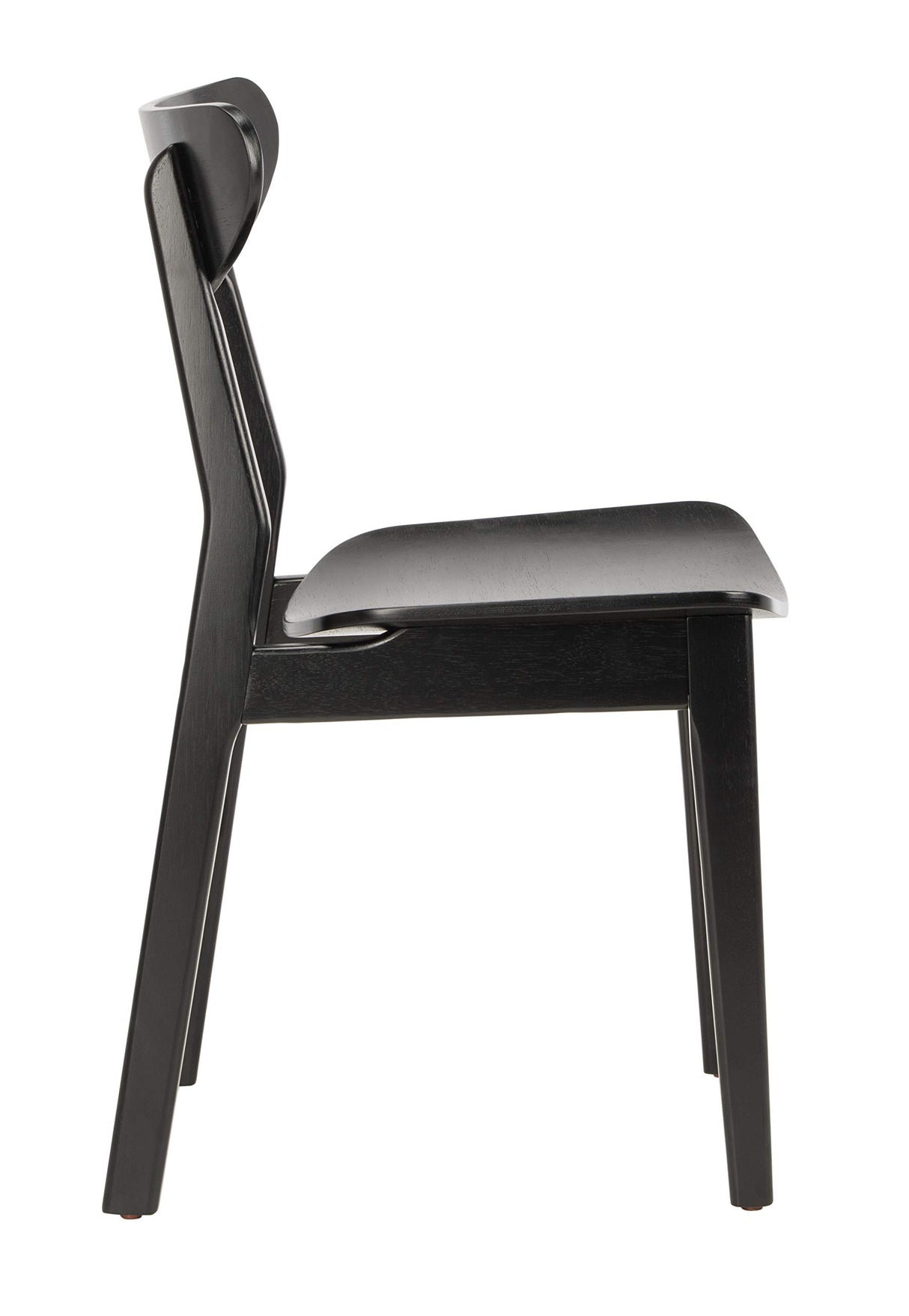 Safavieh Home Lucca Retro Black Dining Chair, Wood, Set of 2 Safavieh