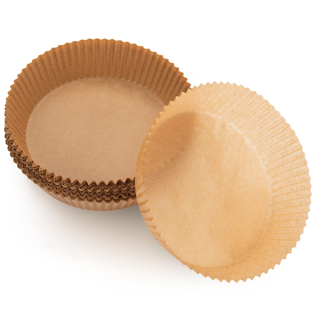 Air Fryer Liners Disposable Parchment Paper, 100 Count - Round 6-7 Inch, Non- Stick Parchment Paper Sheets Liners For Air Fryers 2-5 Quart, Disposable Round Air Fryer Liners (6.3" Round - 100CT) LSR LORESO