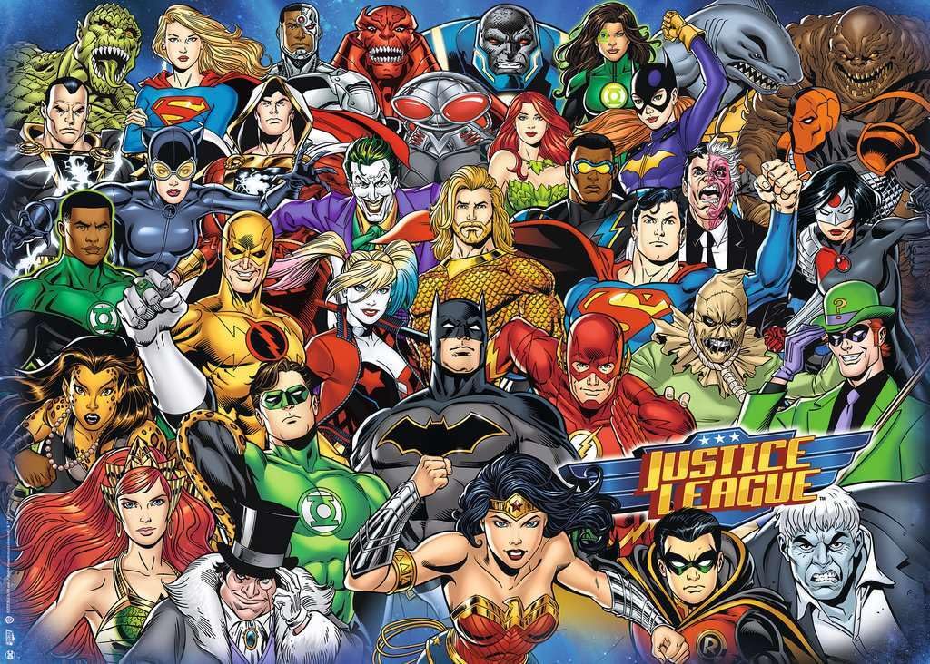 Ravensburger DC Comics Justice League Challenge 1000 Piece Jigsaw Puzzles for Adults & Kids Age 12 Years Up Ravensburger
