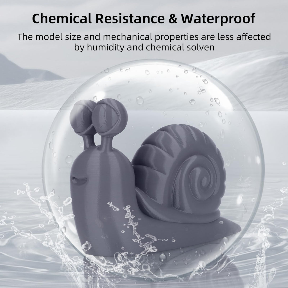 eSUN PETG Filament 1.75mm, 3D Printing Filament 1kg Spool(2.2lbs), 3D Filament 1.75mm Dimensional Accuracy +/- 0.03mm,Fit Most FDM Printers(Solid Grey) eSUN