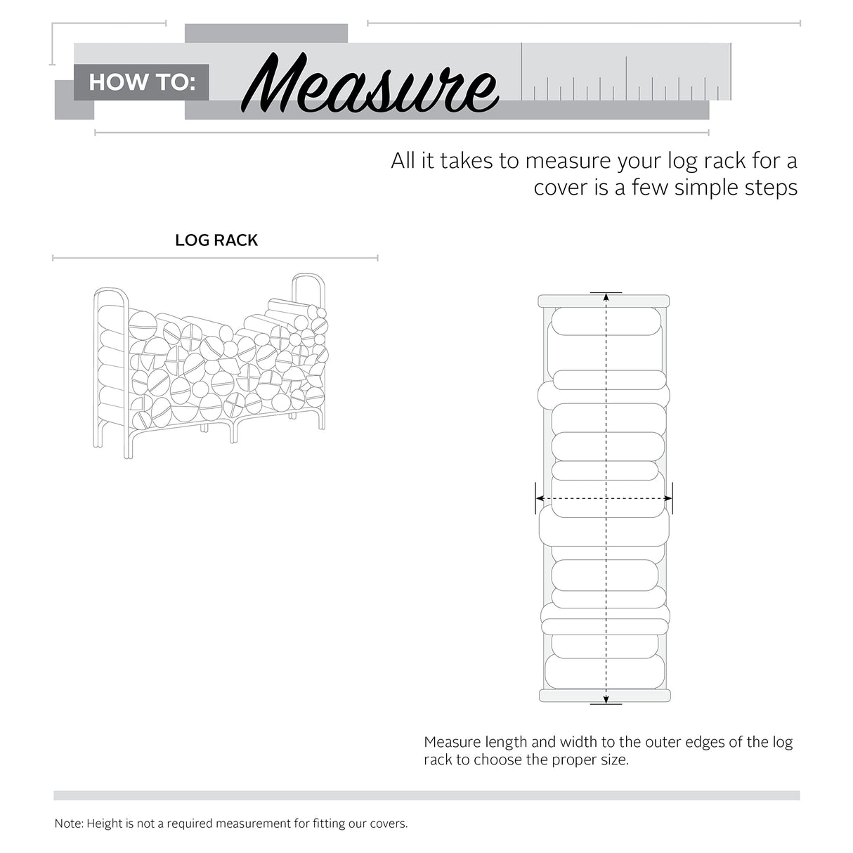Classic Accessories Veranda Water-Resistant 12 Foot Log Rack Cover, Outdoor Patio Cover Classic Accessories