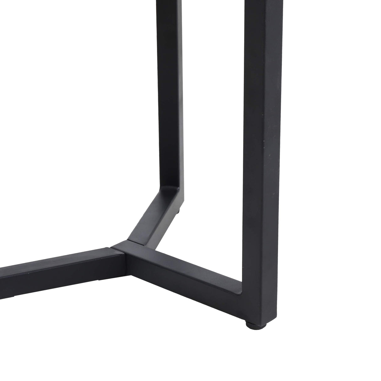 Christopher Knight Home END Table, Black Metal + Teak Christopher Knight Home