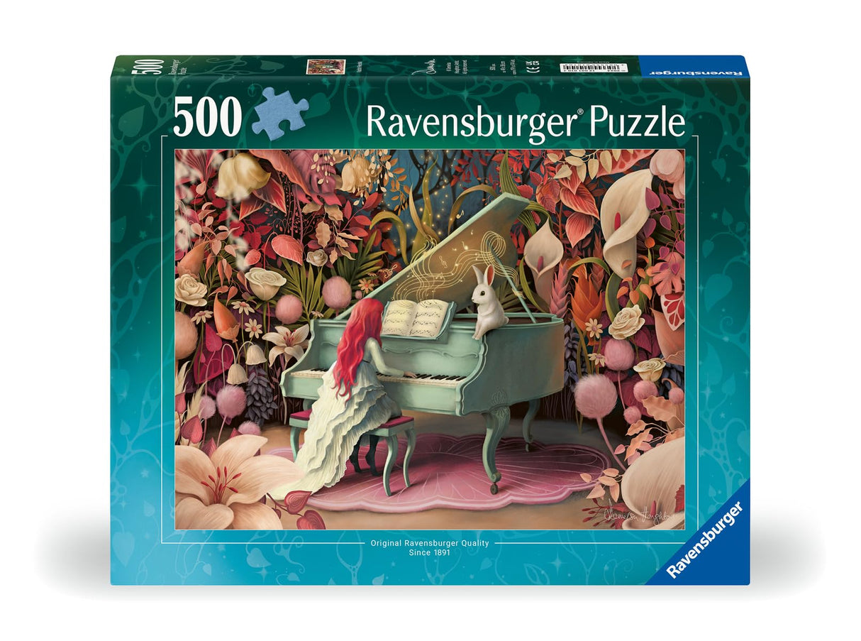 Ravensburger Rabbit Recital Jigsaw Puzzle - 500 Piece | Premium German Craftsmanship | Perfect Interlocking Fit | Vivid, Glare-Free Imagery | Ideal for Adults and Kids Over 12 Ravensburger