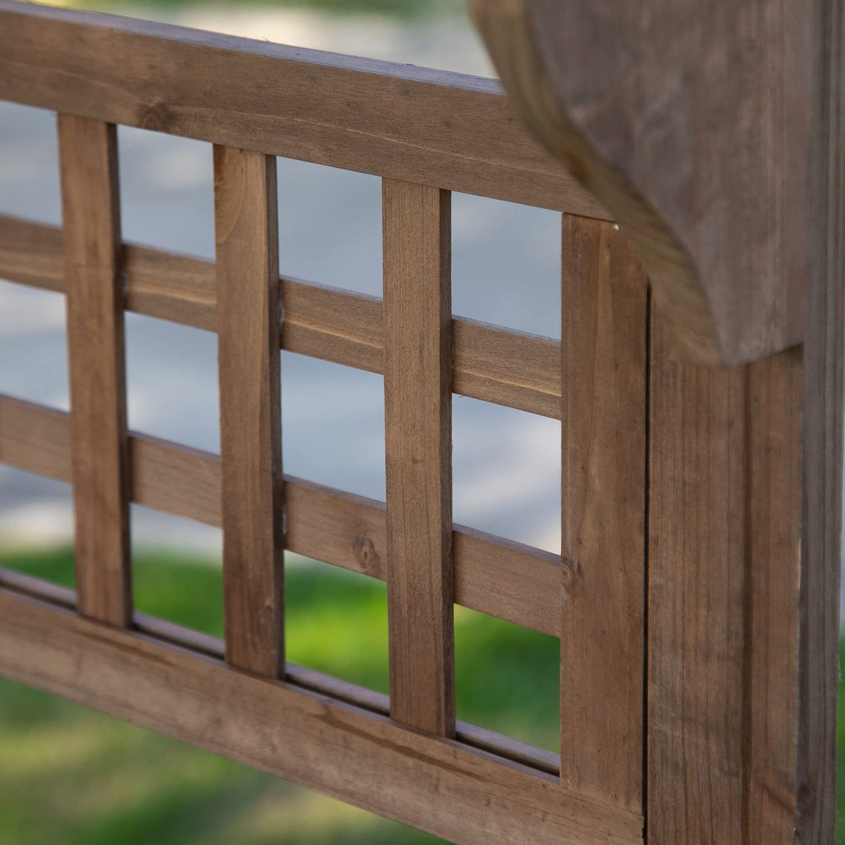 Outsunny Outdoor Potting Bench Table, Wooden Workstation with Sliding Tabletop, Storage Shelf and Dry Sink, for Greenhouse, Garden, Patio, Brown Outsunny