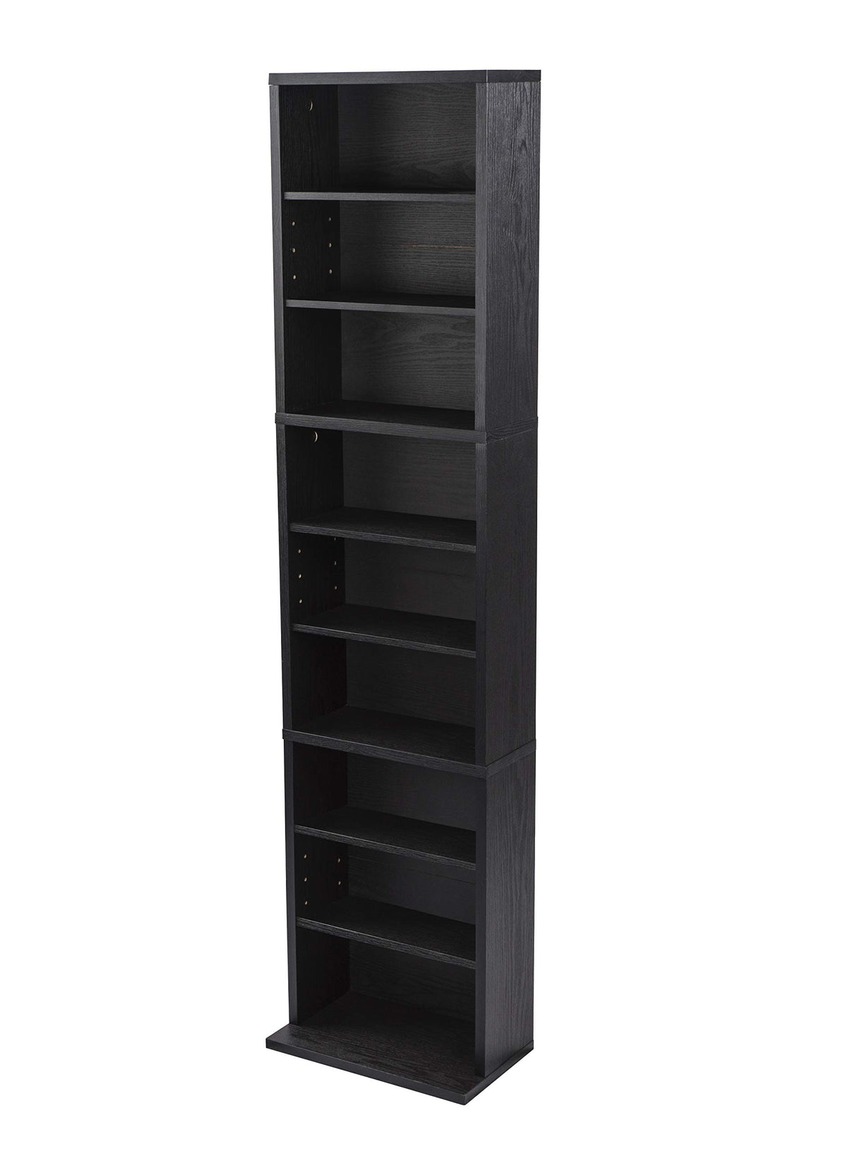 Atlantic Herrin Media Storage Cabinet – Protects & Organizes Prized Music, Movie, Video Games or Memorabilia Collections, PN 74736250 in Ebony Atlantic