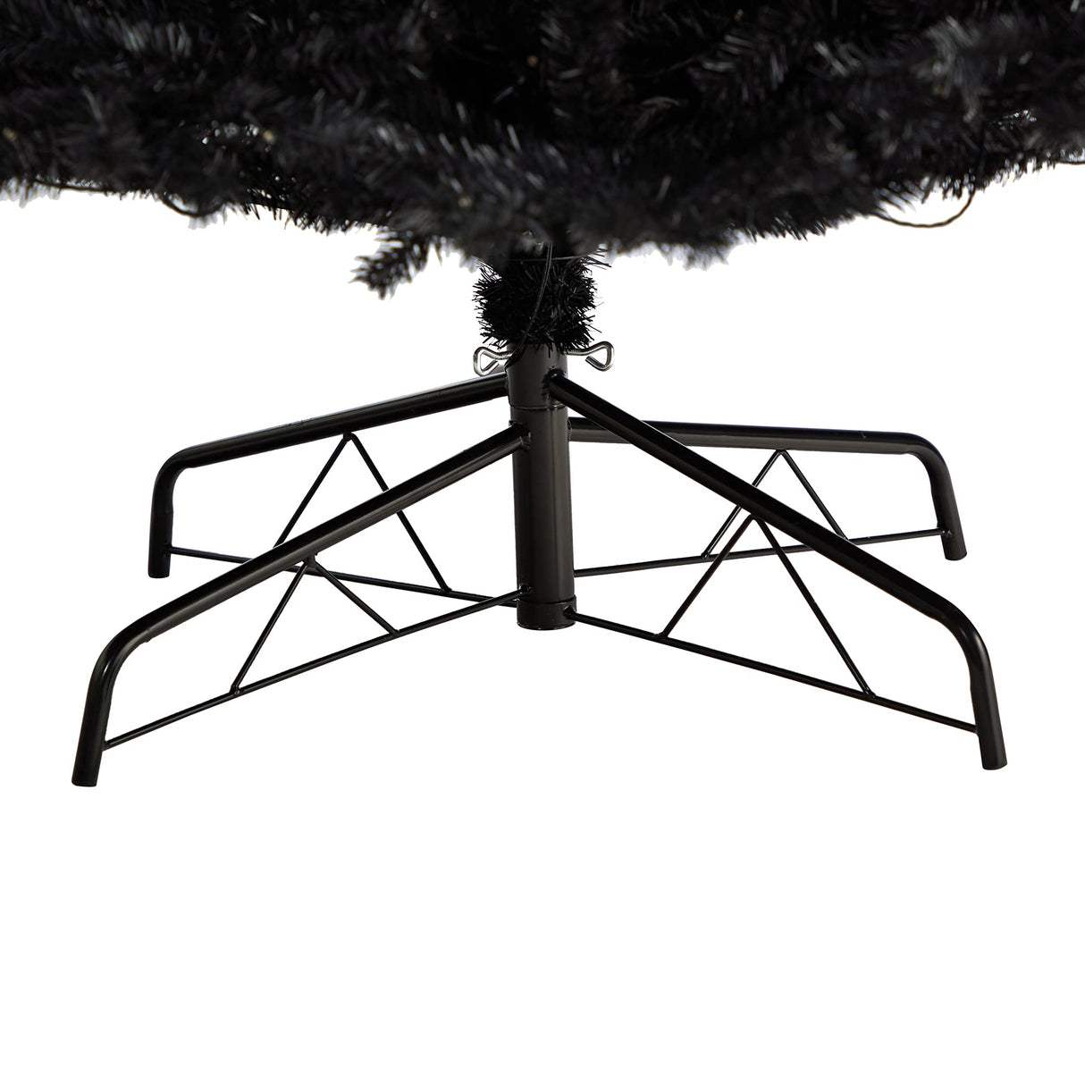 Nearly Natural 10ft. Black Artificial Christmas Tree with 950 Clear LED Lights and 3056 Tips Nearly Natural