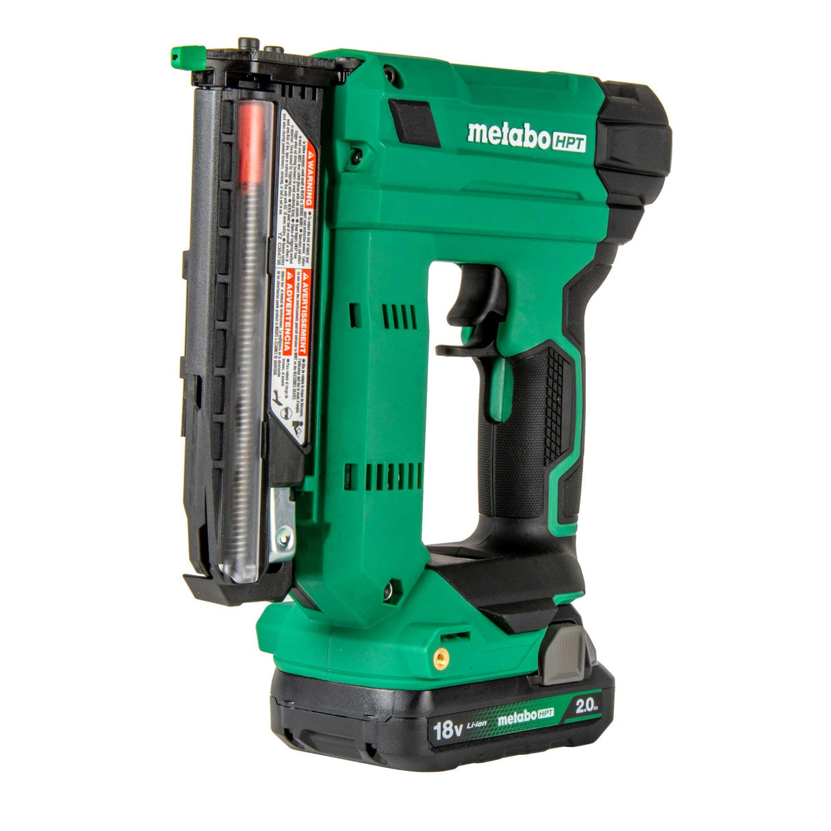 Metabo HPT 18V MultiVolt™ Cordless 23-Gauge Pin Nailer Kit | Includes Battery and Charger | Double Trigger for Maximum Safety | One Piece Nose Structure | Dry Fire Lockout | NP1835DA Metabo HPT