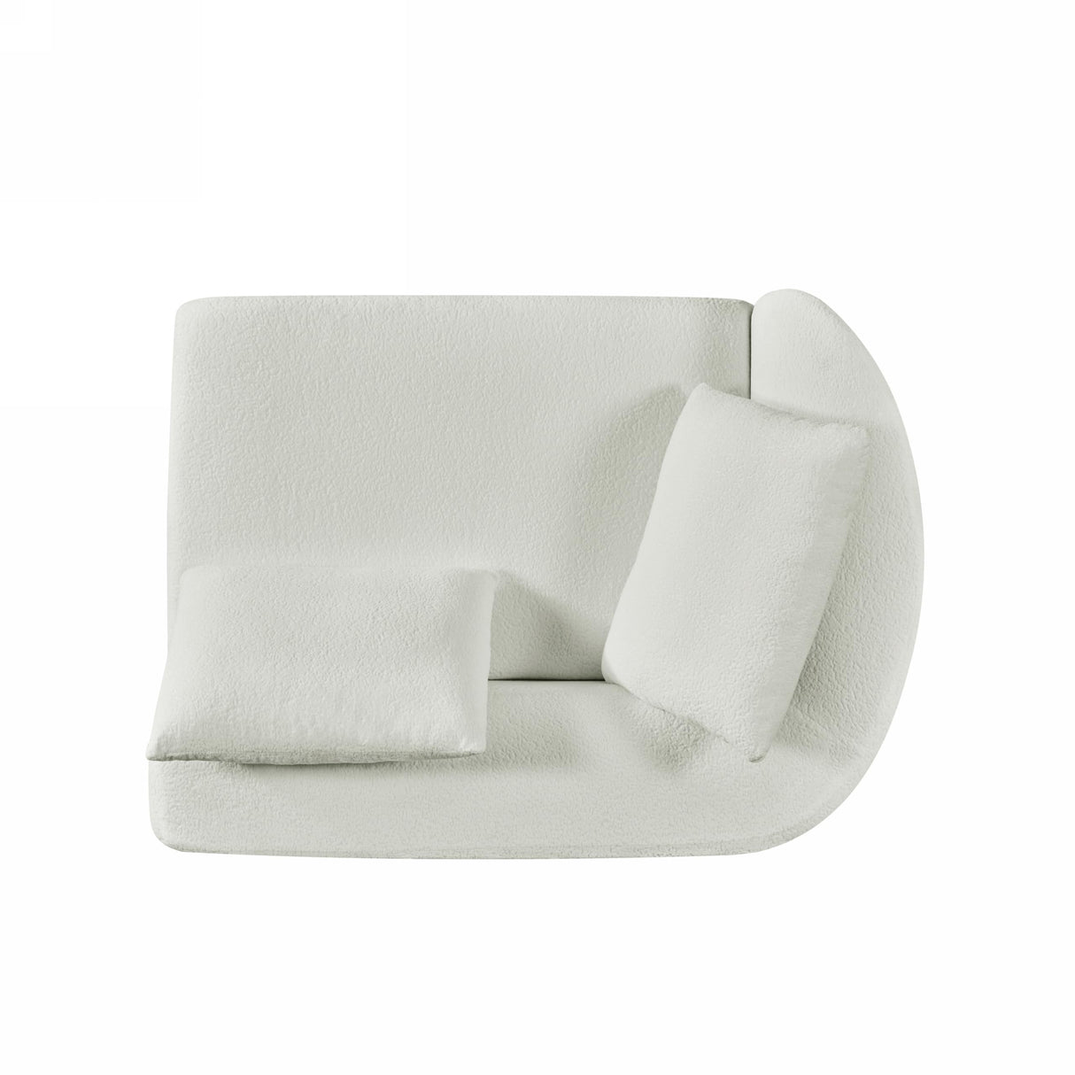 Christopher Knight Home Randa Modern Fabric Upholstered 5-Seater Sofa, Oversized Chair Cloud Couch, Fully Assembled Long Sofa Chaise Lounge, Fully Assembled, Milky White Christopher Knight Home