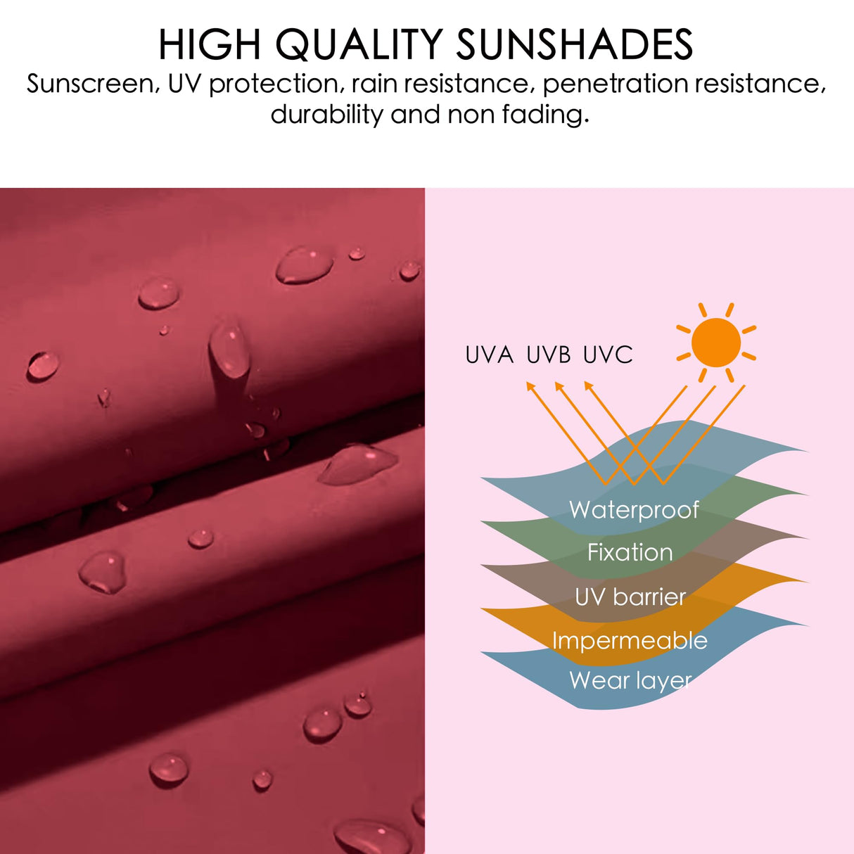 Kozyard Morgan Outdoor Retractable Pergola with Sun Shade Canopy Patio Aluminum Pergola Shelter for Backyard Deck Garden Modern Metal Grill Gazebo (10' x 13', Burgundy) Kozyard