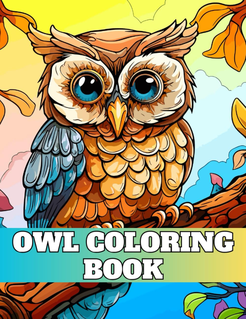 Owl Coloring Book: For Kids, Majestic Owls, Creative Gift Majosta