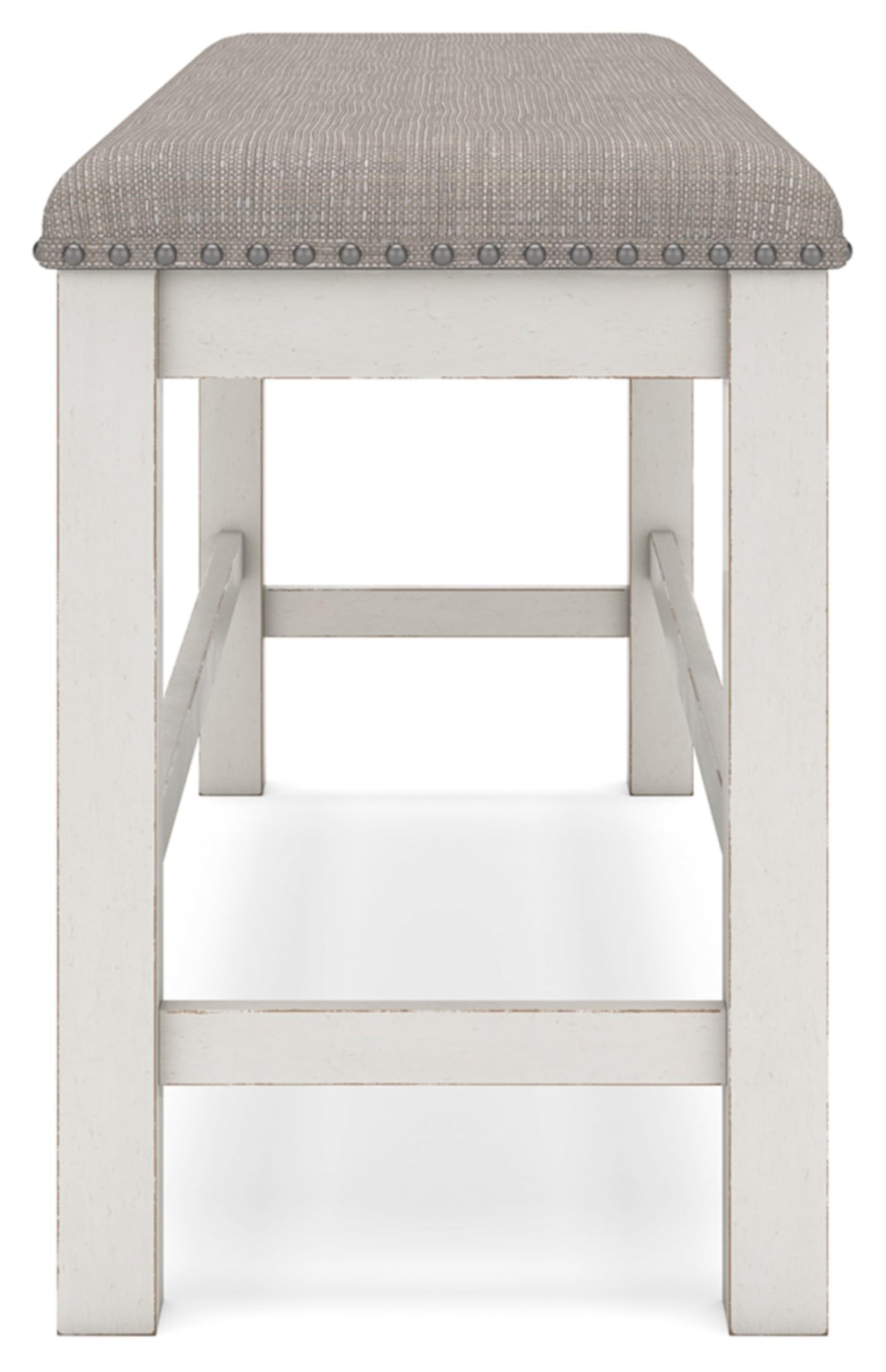 Signature Design by Ashley Robbinsdale 49" Counter Height Dining Bench, Antique White Signature Design by Ashley