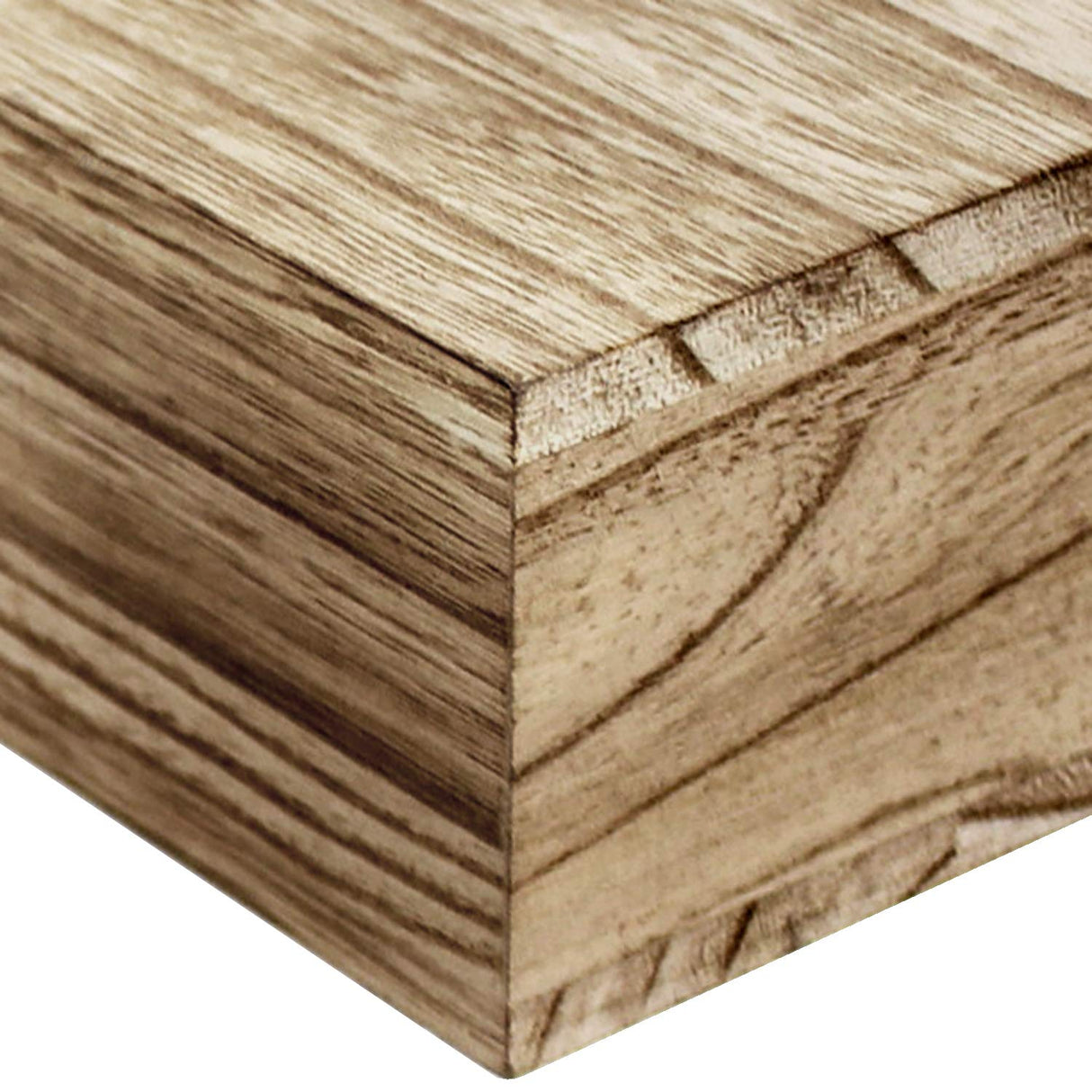 MOOCA Customizable Wooden Display Risers Set - 3 Different Height Stands for Jewelry, Watches, Cosmetics, and Accessory, Oak Color MOOCA