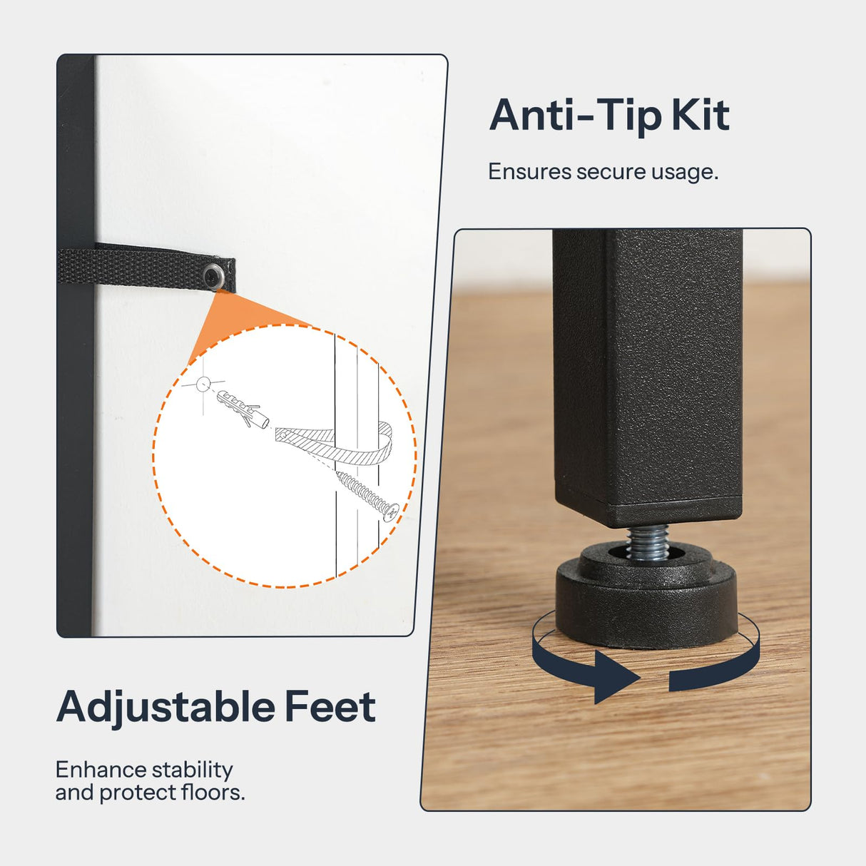 HOOBRO 6 Cube Bookcase, Industrial Horizontal Bookshelf, Wooden and Metal Cubby Bookcase, Long Shelving Unit for Living Room, Bedroom, Home Office, Rustic Brown and Black BF117SJ01 HOOBRO