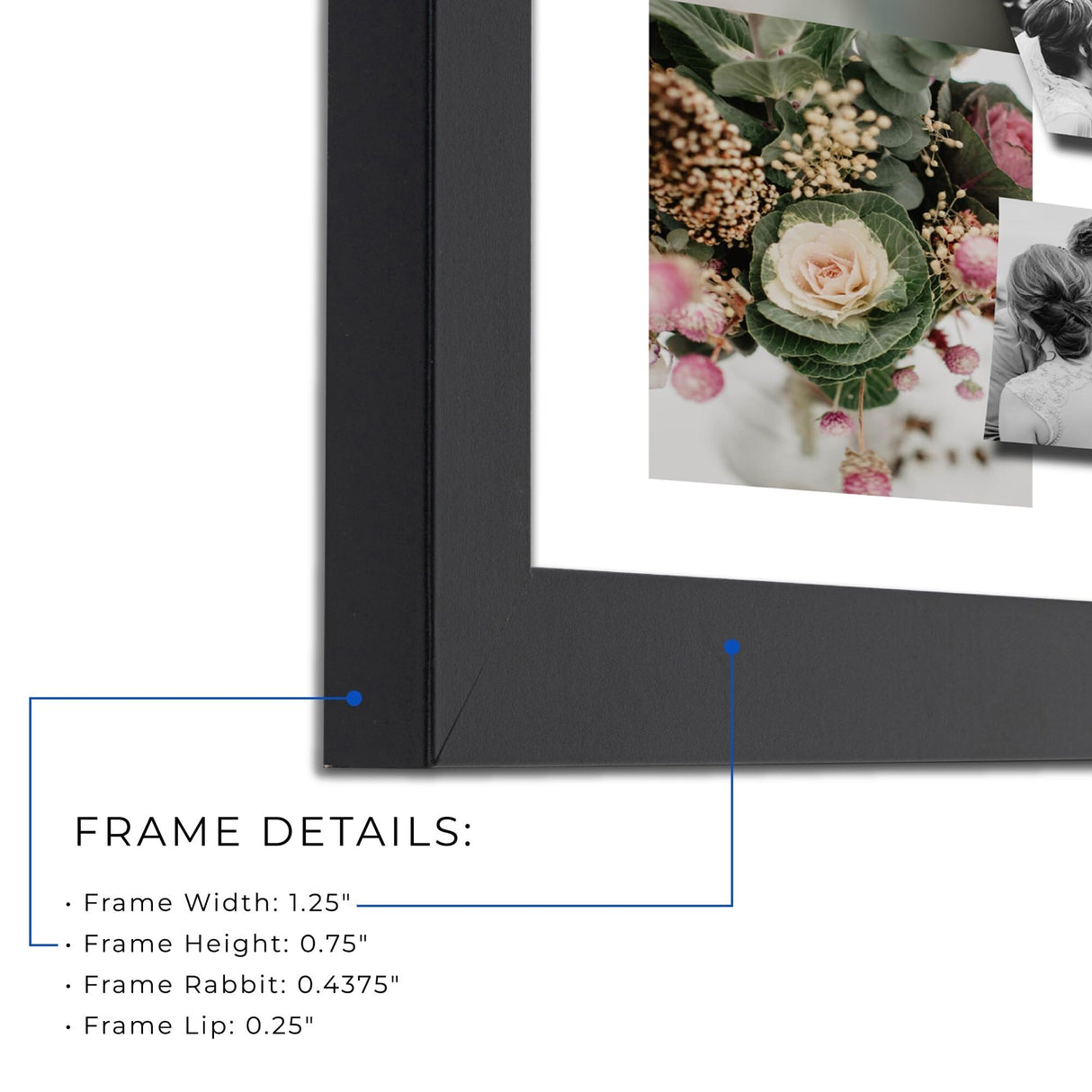 ArtToFrames 27.5x19.7 INCH / 50x70 CM Black Frame for 1000 piece Puzzles.This 1.25 Inch Custom MDF Puzzle Frame is Black - Comes with Economy Acrylic (PuzzleFRBW26079-27.5x19.7) ArtToFrames