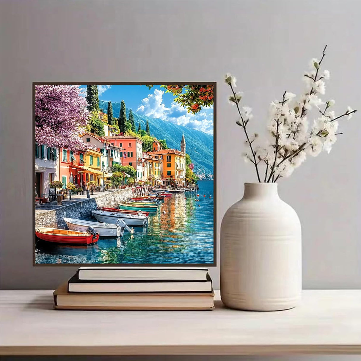 JXDXDJ Landscape 5D Diamond Painting Kits for Beginners,DIY Tree Diamond Art Kits for Adults Round Diamond Dots for Adults,5D Full Drill Painting Kit Art and Crafts,Home Wall Decor 13.78X 13.78 Inch JXDXDJ