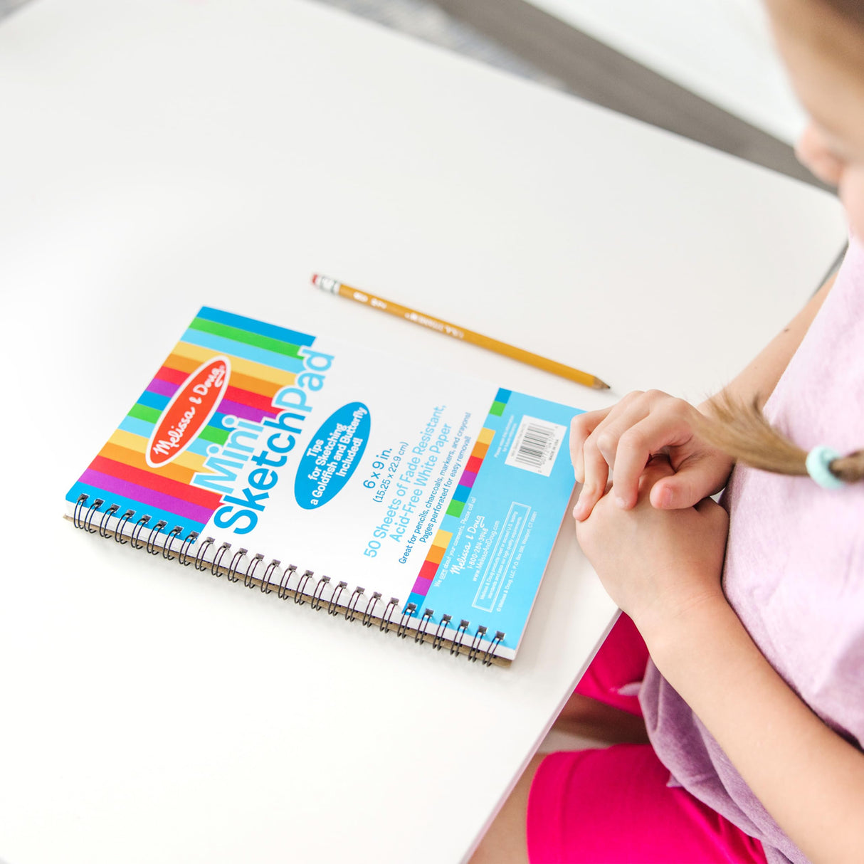 Melissa & Doug Mini Sketch Pad of Paper (6 x 9 inches) - 50 Sheets, 3-Pack Melissa & Doug