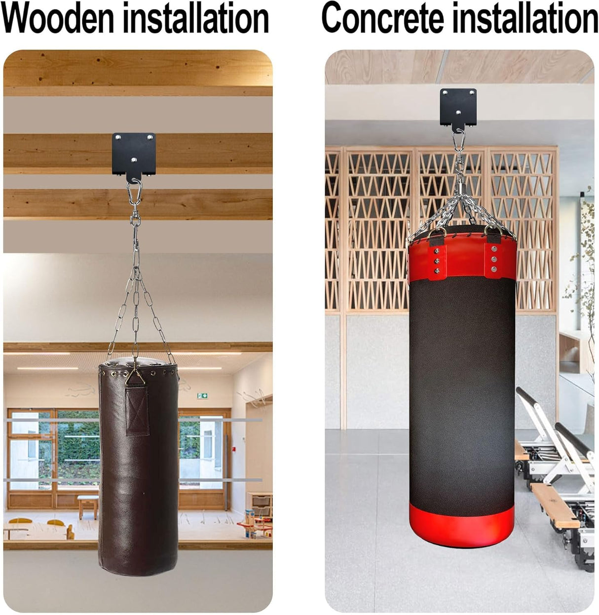 Heavy Punching Bag Hanger, 360° Rotation Heavy Bag Mount for Hanging Heavy Punching Bags,Boxing Training Heavy Bag Hanger Homydom