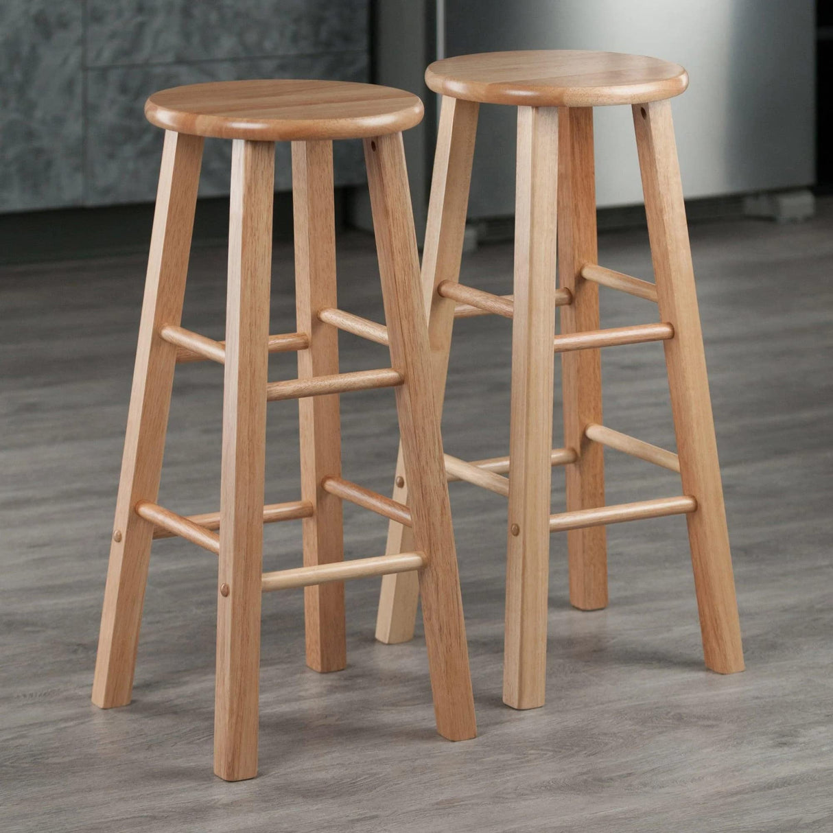 Winsome Wood Element Bar Stools, 2-Pc Set, Natural, 29 Winsome