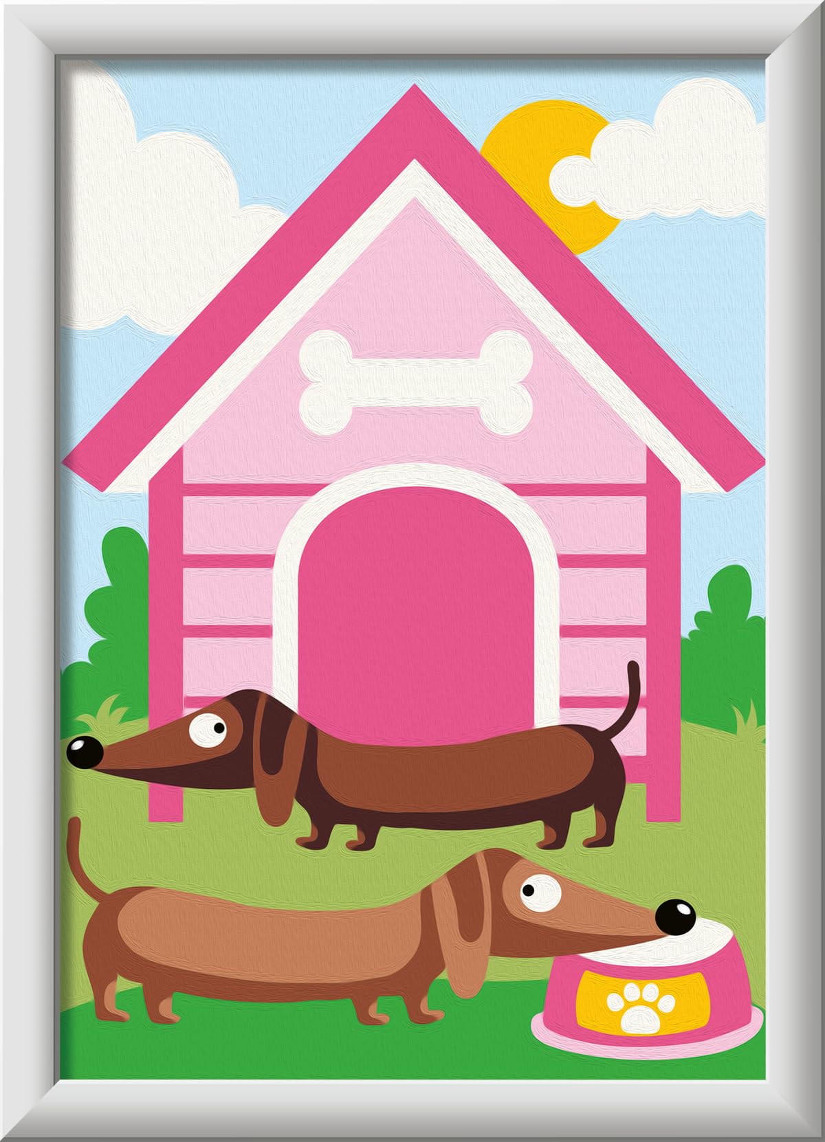 Ravensburger - Dachshund CreArt Paint by Numbers Kit | Fun & Easy DIY Art for Kids Age 7+ | Creative Gift Idea for Birthdays & Holidays Ravensburger