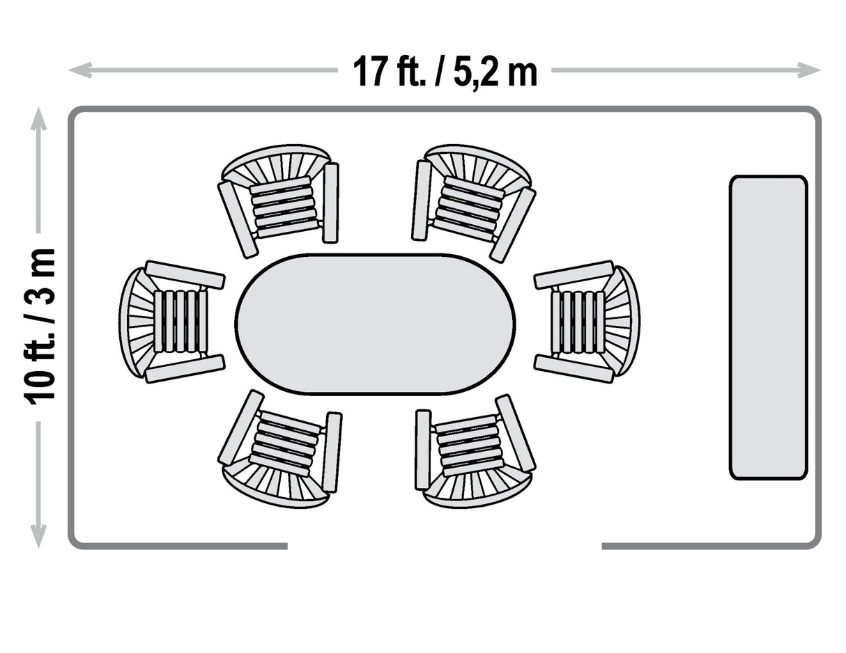 Sojag Korado 10 Ft. X 17 Ft. Solarium Sojag