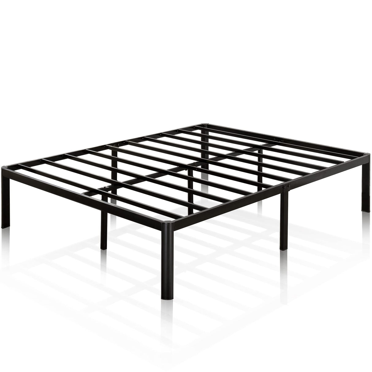 ZINUS Van 16 Inch King Metal Platform Bed Frame, Steel Slat Support, No Box Spring Needed, Easy Assembly, Black Zinus