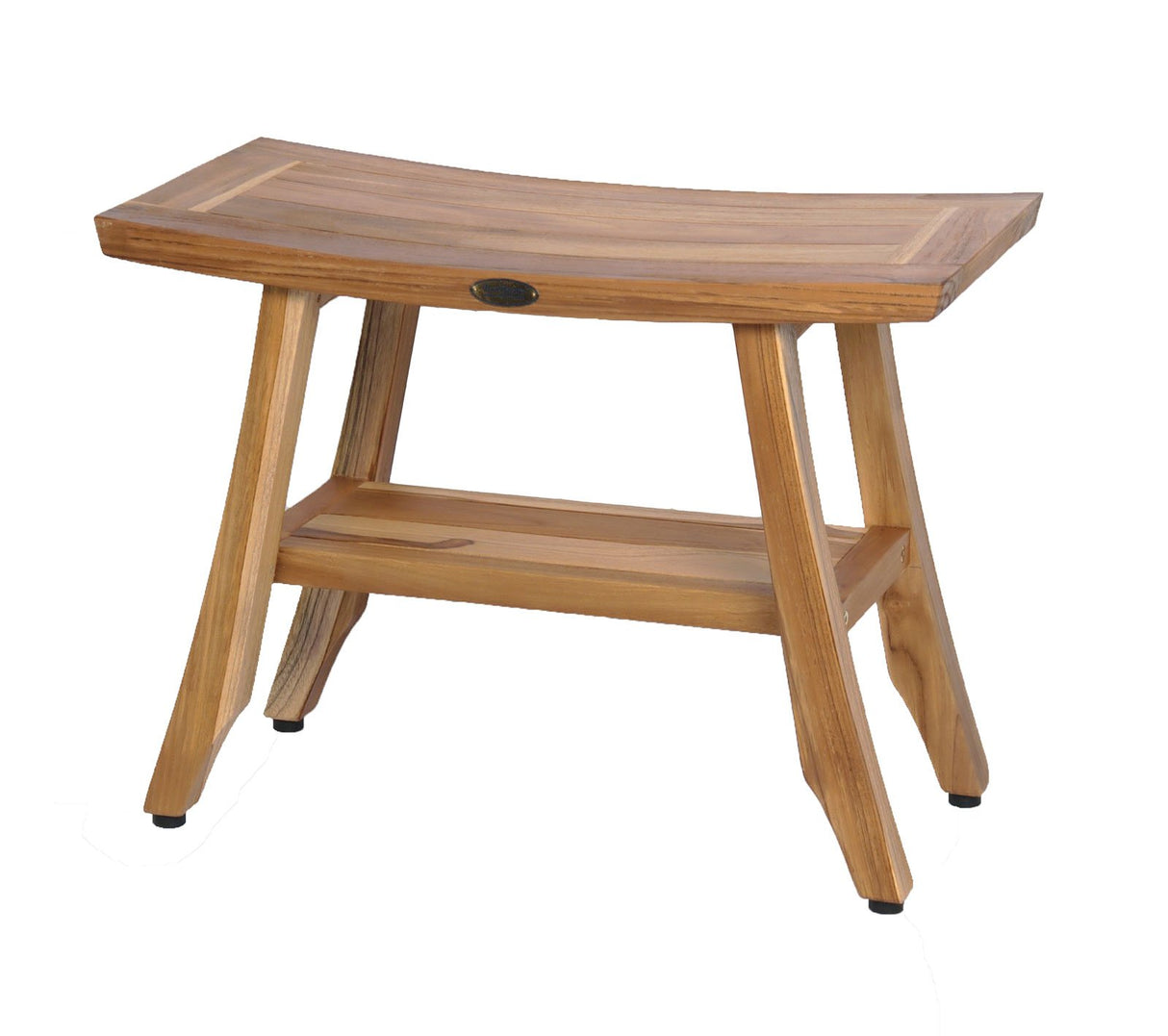 EcoDecors, 24 inch, Brown, Teak Shower Bench, Teak Bench Shower, Teak Shower Bench for Inside Shower, Teak Bathroom Bench, Teak Wood Shower Bench EcoDecors